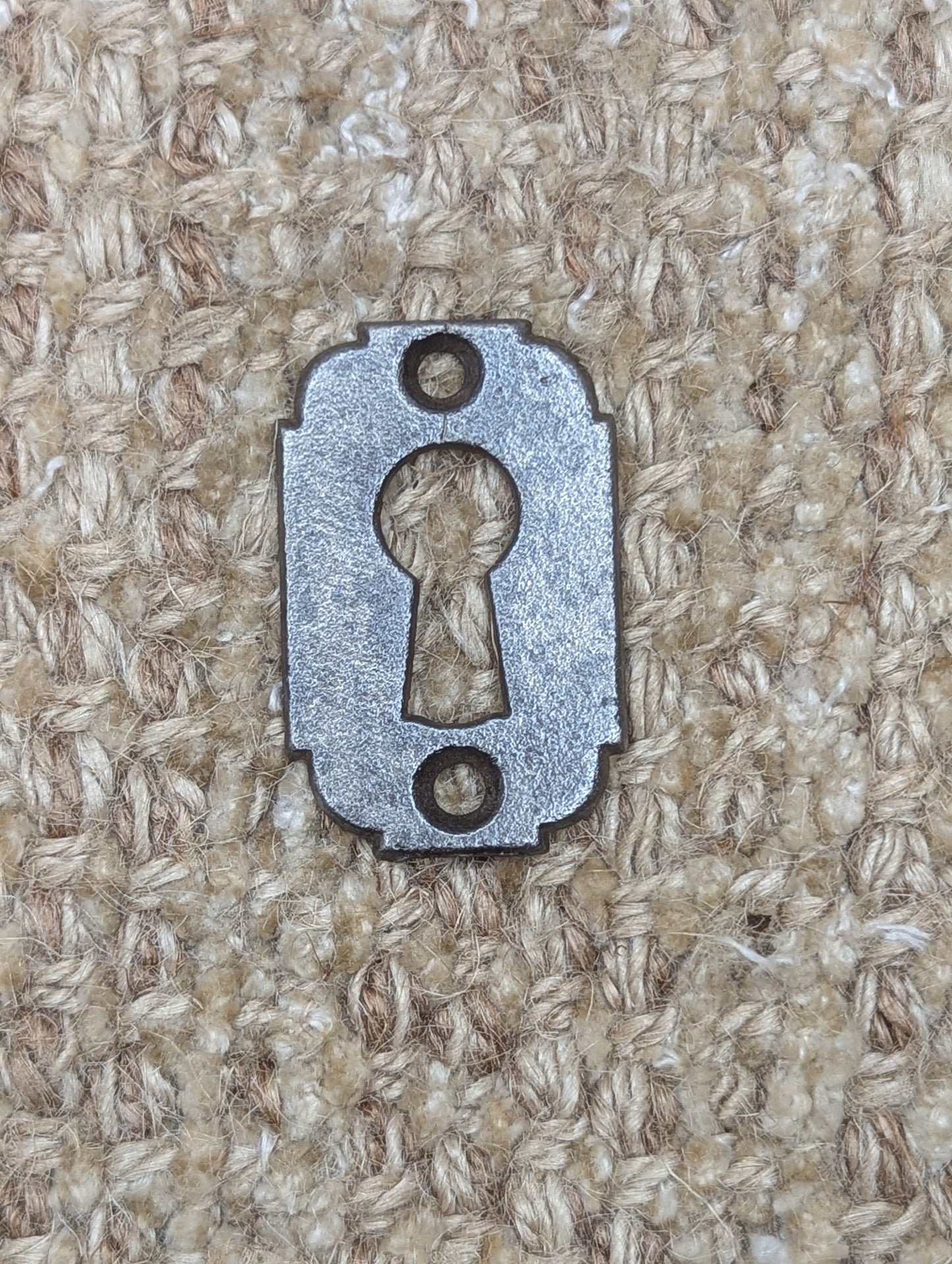 Antique Cast Iron Key Hole Cover Escutcheon