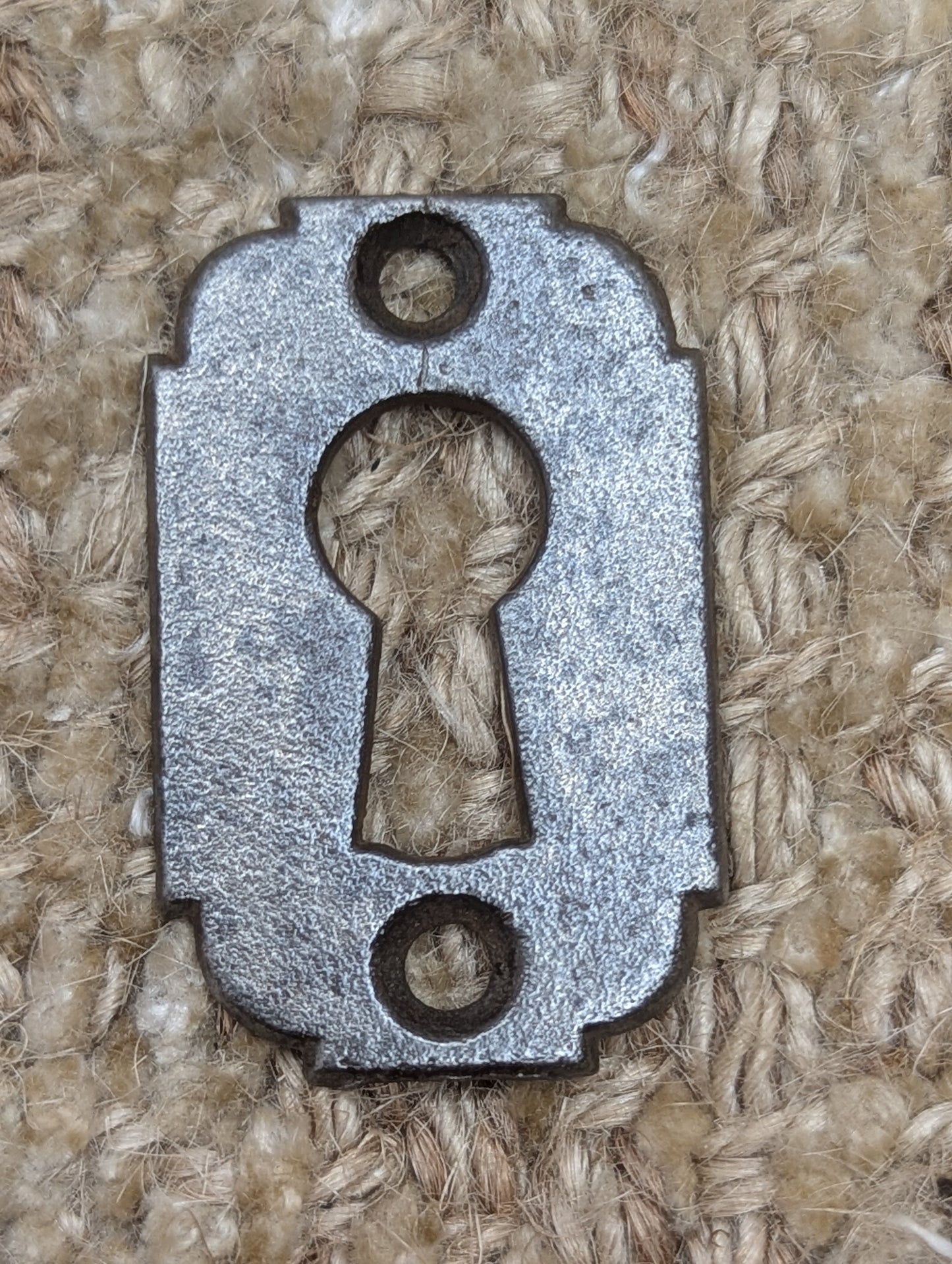 Antique Cast Iron Key Hole Cover Escutcheon