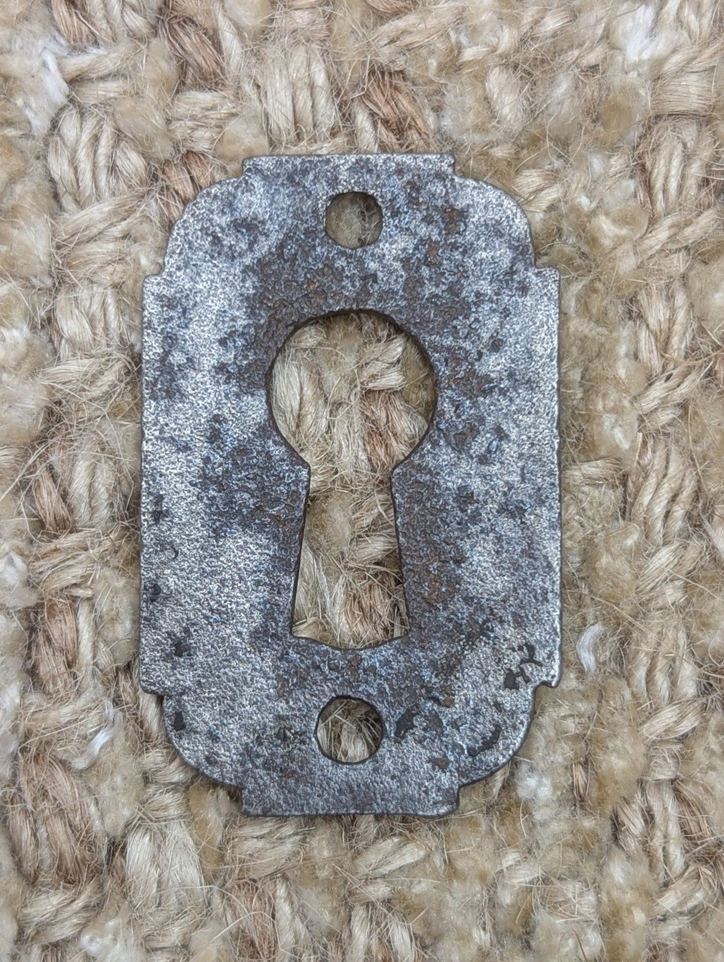 Antique Cast Iron Key Hole Cover Escutcheon