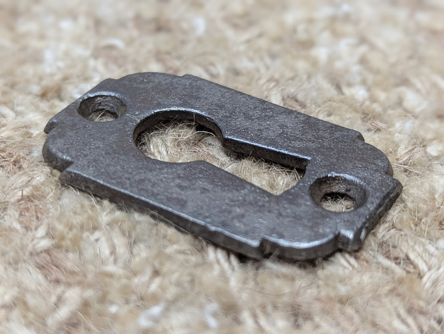 Antique Cast Iron Key Hole Cover Escutcheon