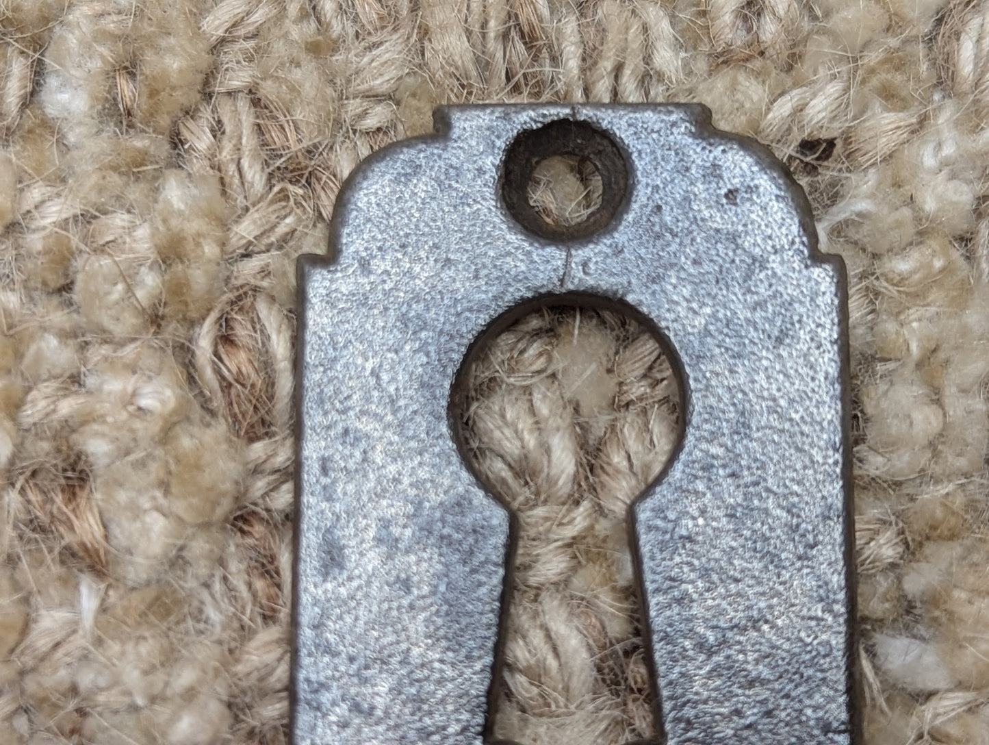 Antique Cast Iron Key Hole Cover Escutcheon