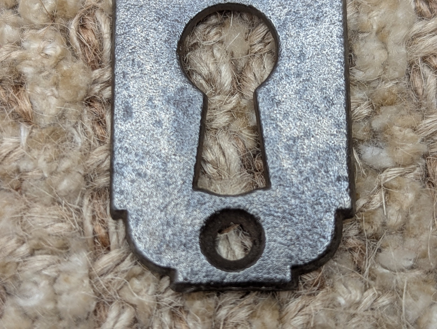 Antique Cast Iron Key Hole Cover Escutcheon