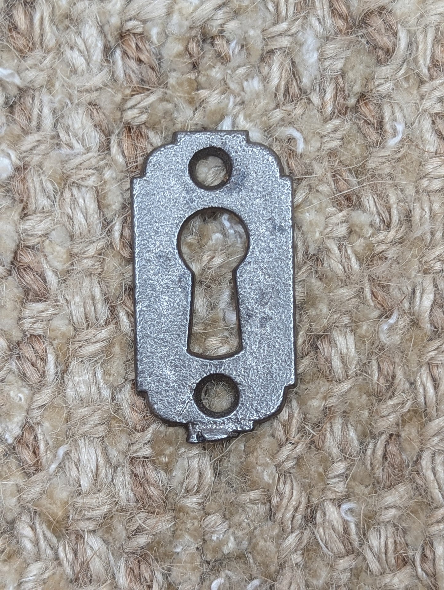 Antique Cast Iron Key Hole Cover Escutcheon