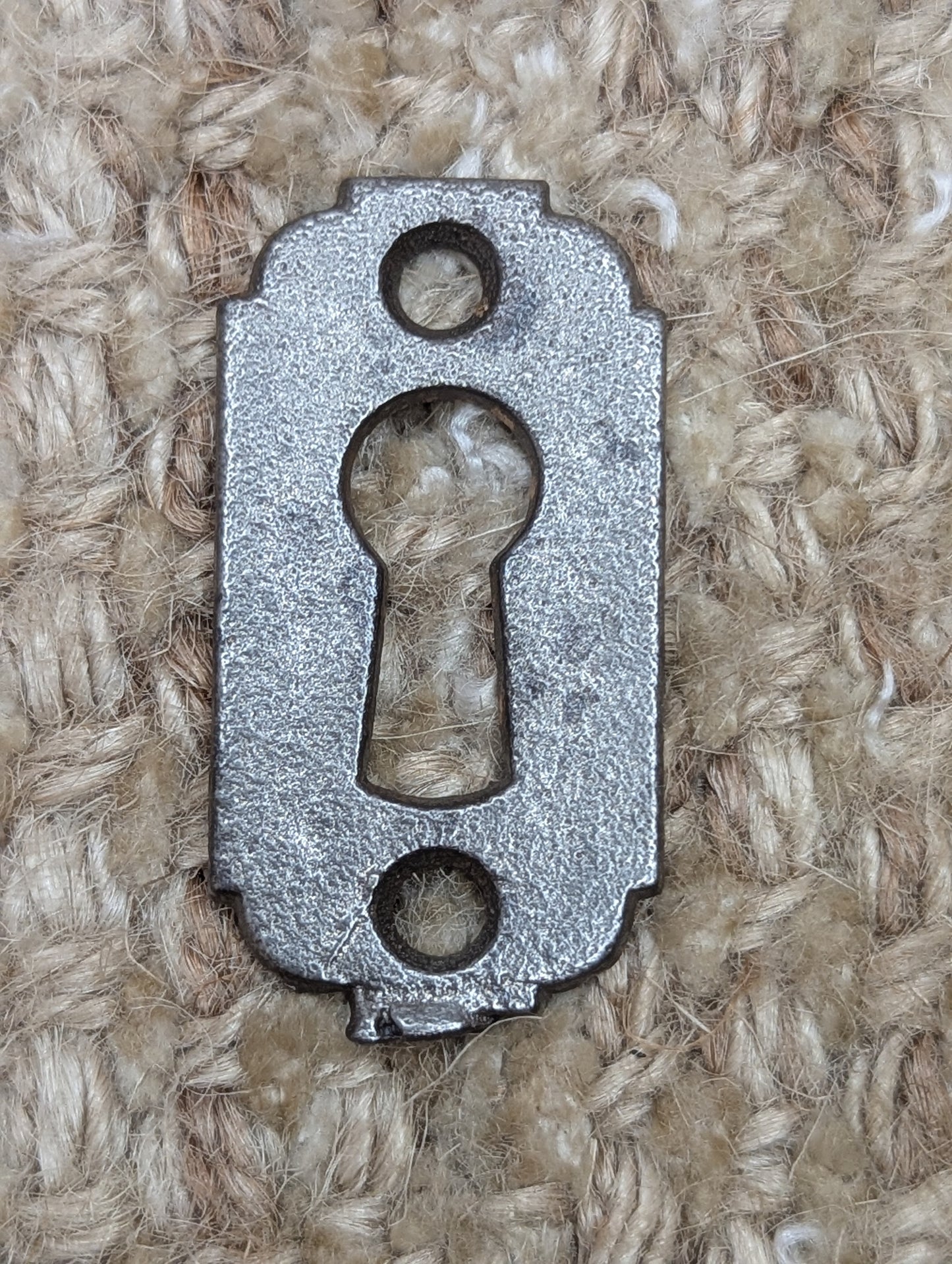 Antique Cast Iron Key Hole Cover Escutcheon