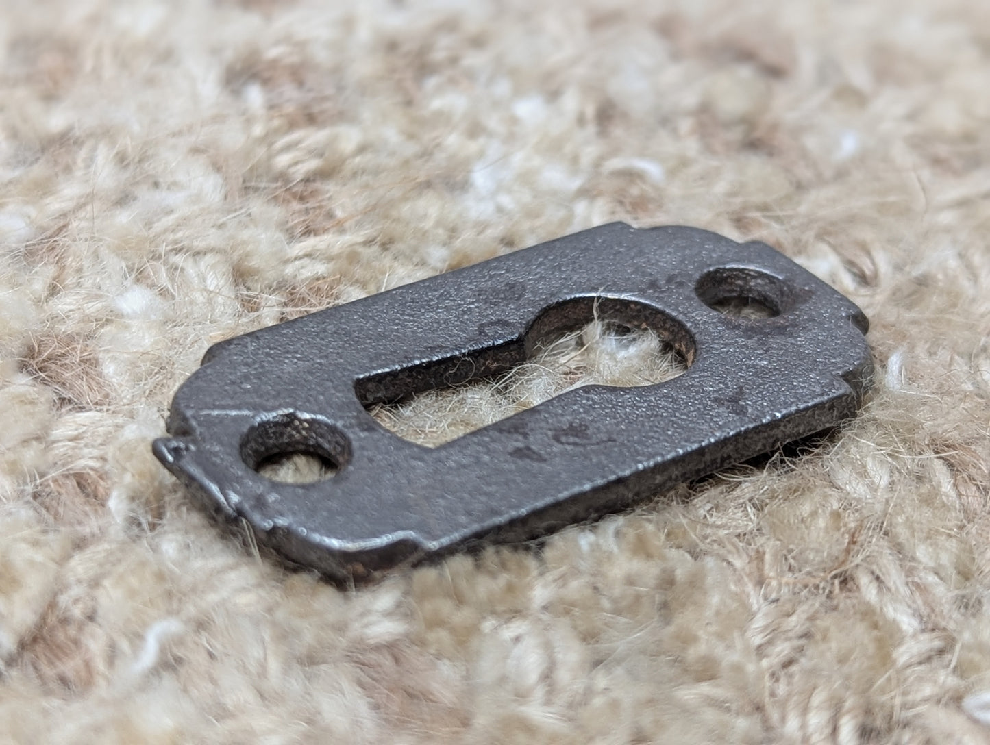 Antique Cast Iron Key Hole Cover Escutcheon