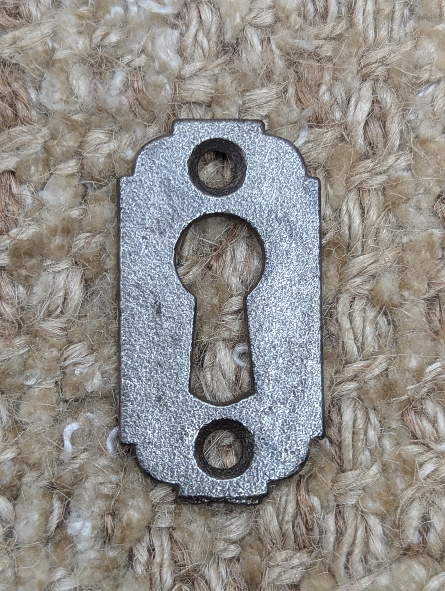 Antique Cast Iron Key Hole Cover Escutcheon