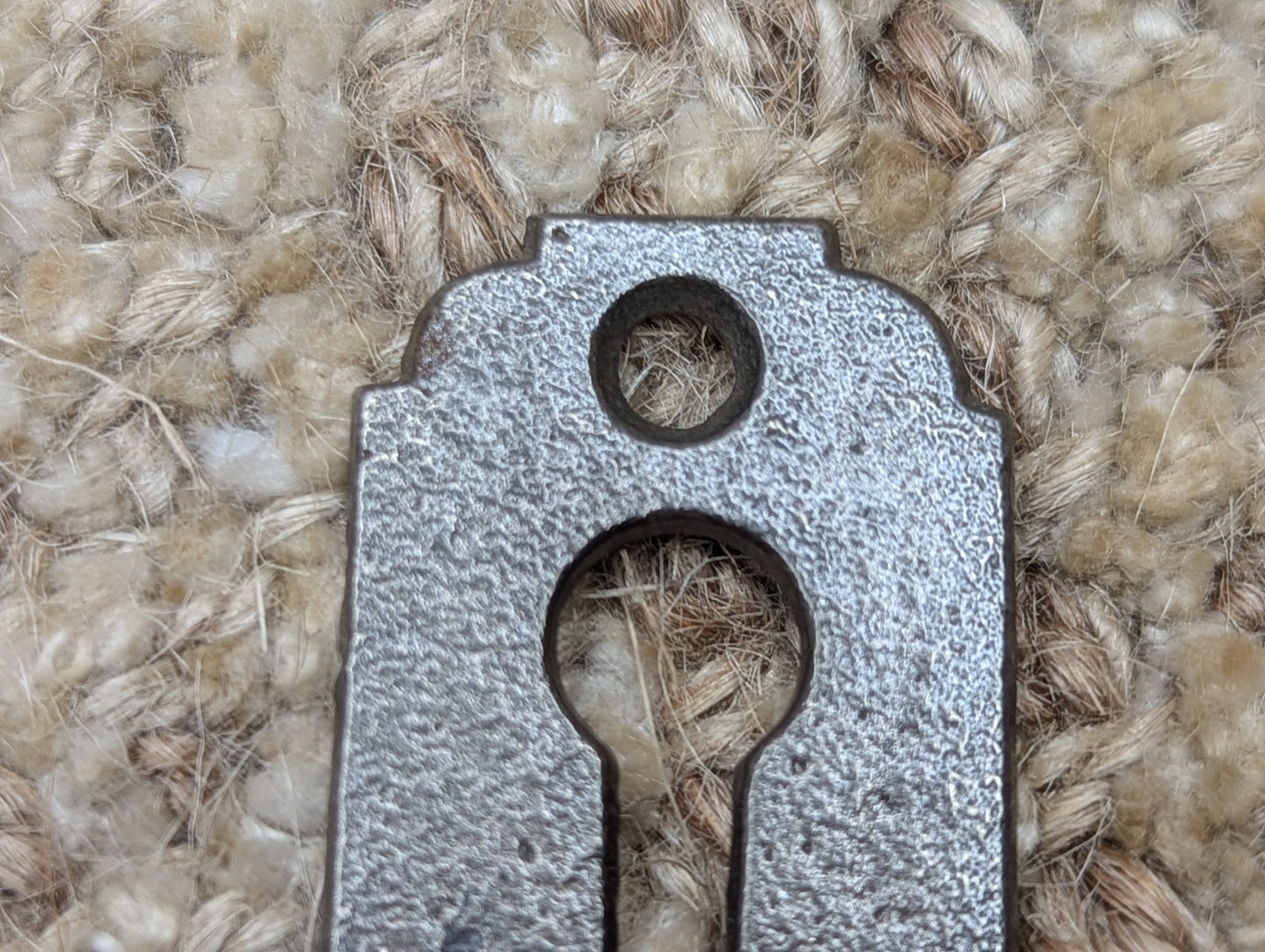 Antique Cast Iron Key Hole Cover Escutcheon #102