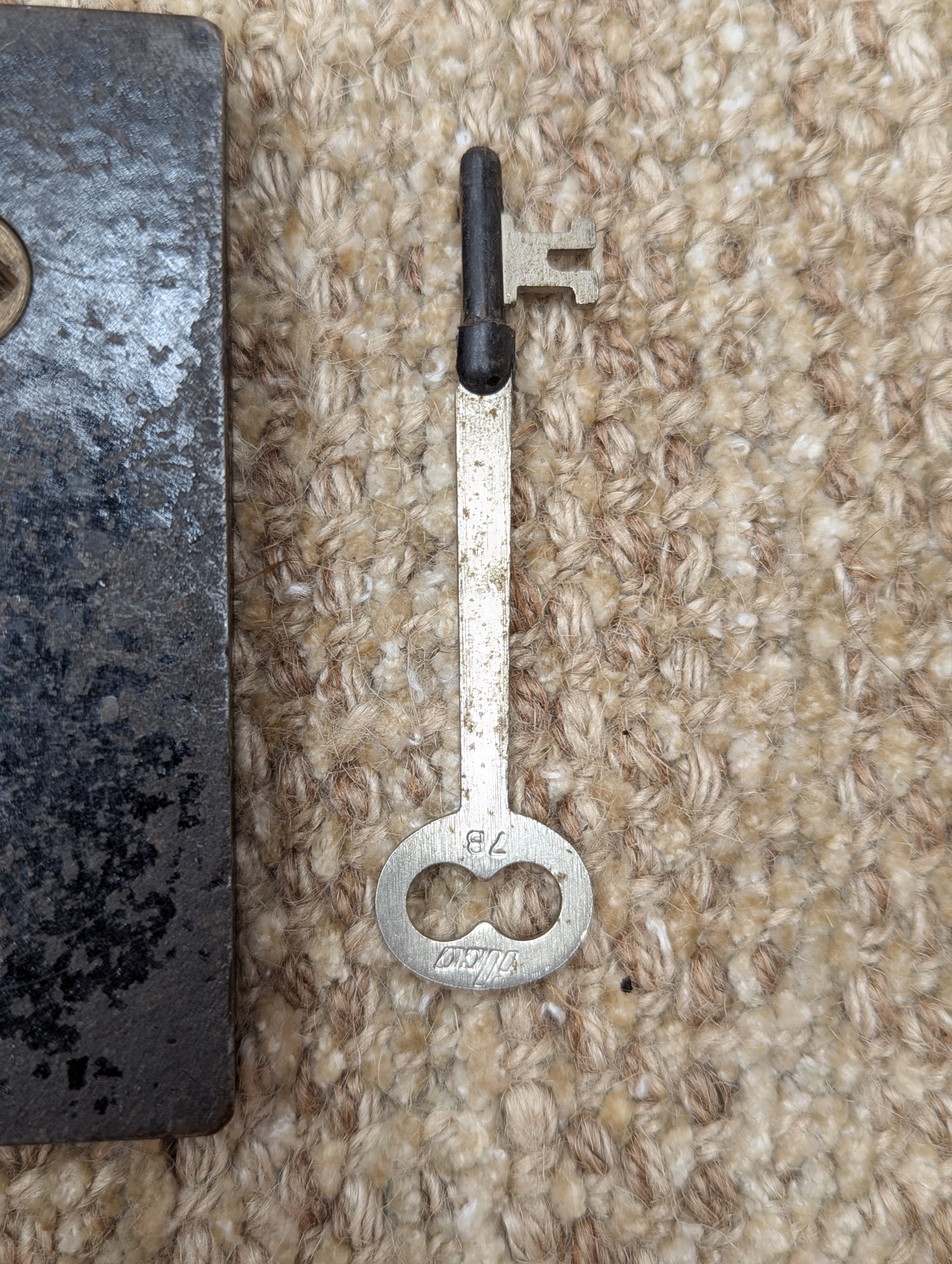 Antique Mortise Lock Door Hardware-SHANNON PHILA With Key