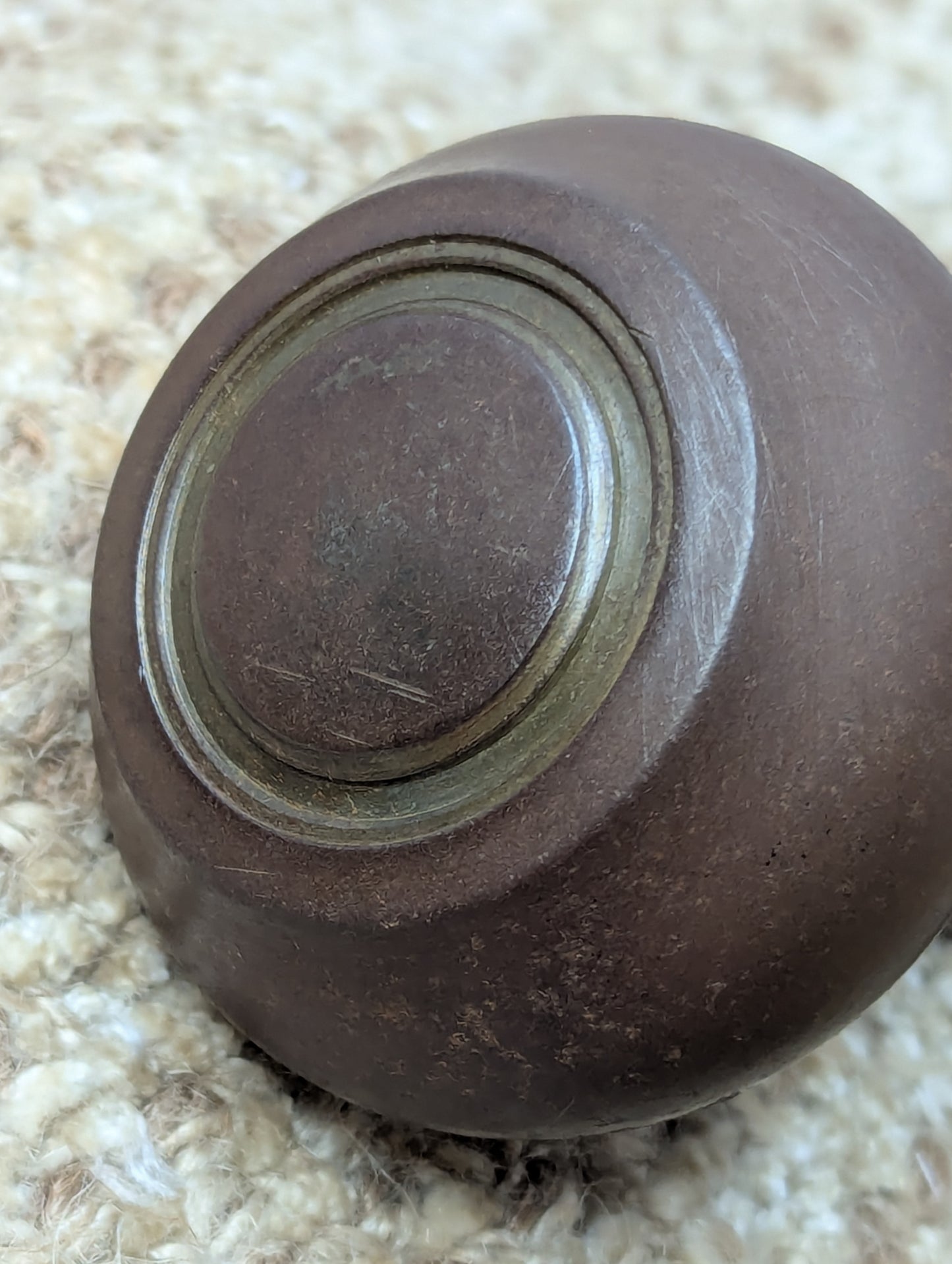 2 1/4" Antique Decorative Stamped Steel Door Knob Set