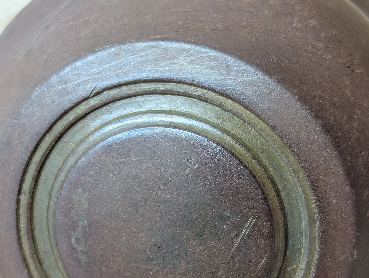 2 1/4" Antique Decorative Stamped Steel Door Knob Set