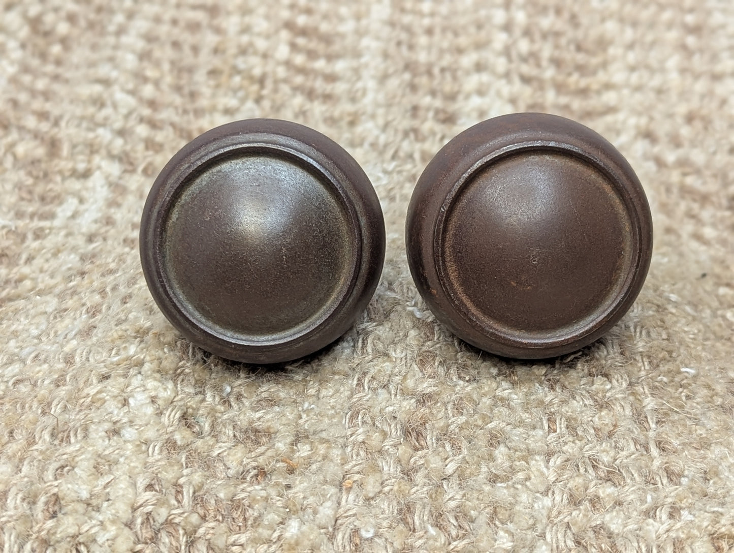 Antique Stamped Steel 2 1/4" Door Knobs Door Hardware