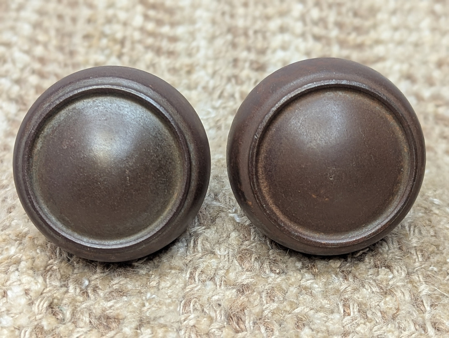 Antique Stamped Steel 2 1/4" Door Knobs Door Hardware