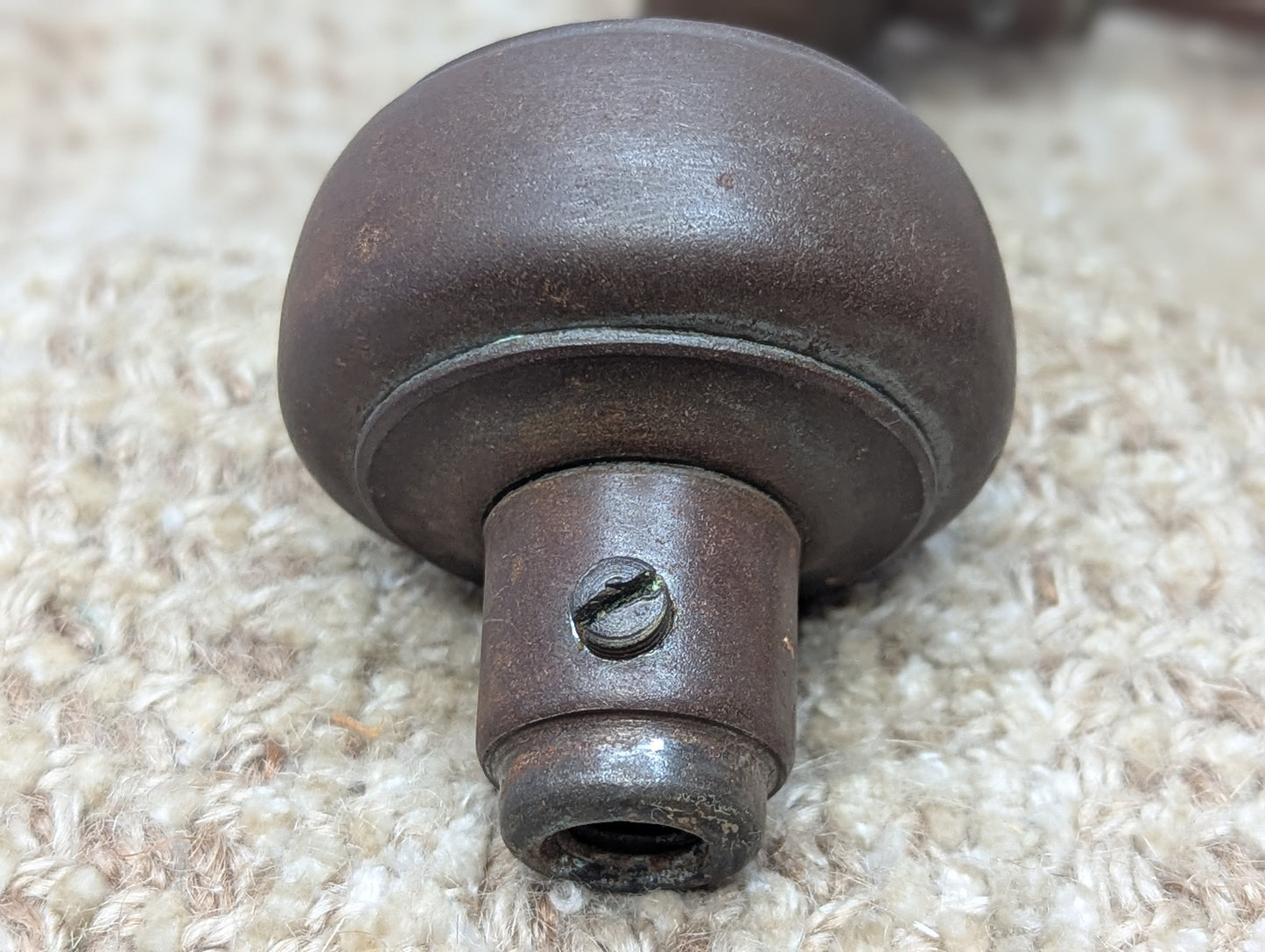 Antique Stamped Steel 2 1/4" Door Knobs Door Hardware