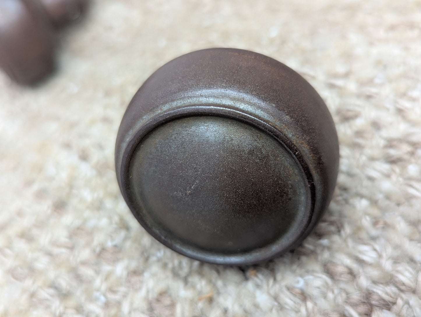 Antique Stamped Steel 2 1/4" Door Knobs Door Hardware