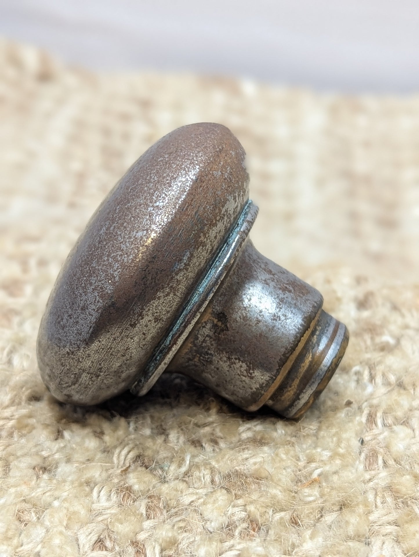 2" Antique Steel Door Knob