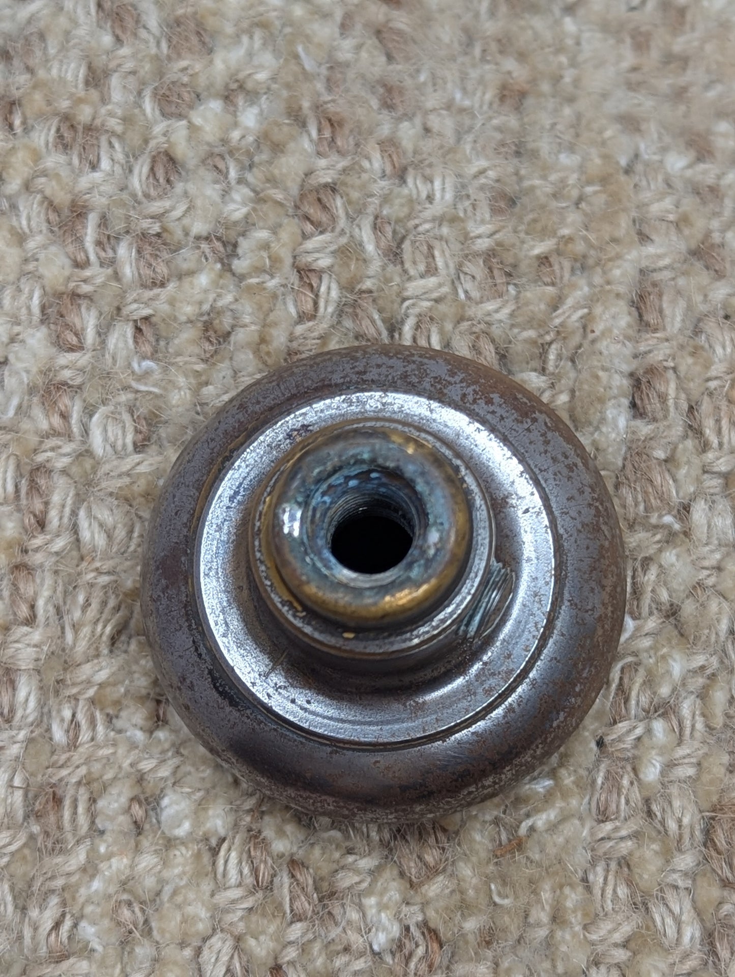 2" Antique Steel Door Knob