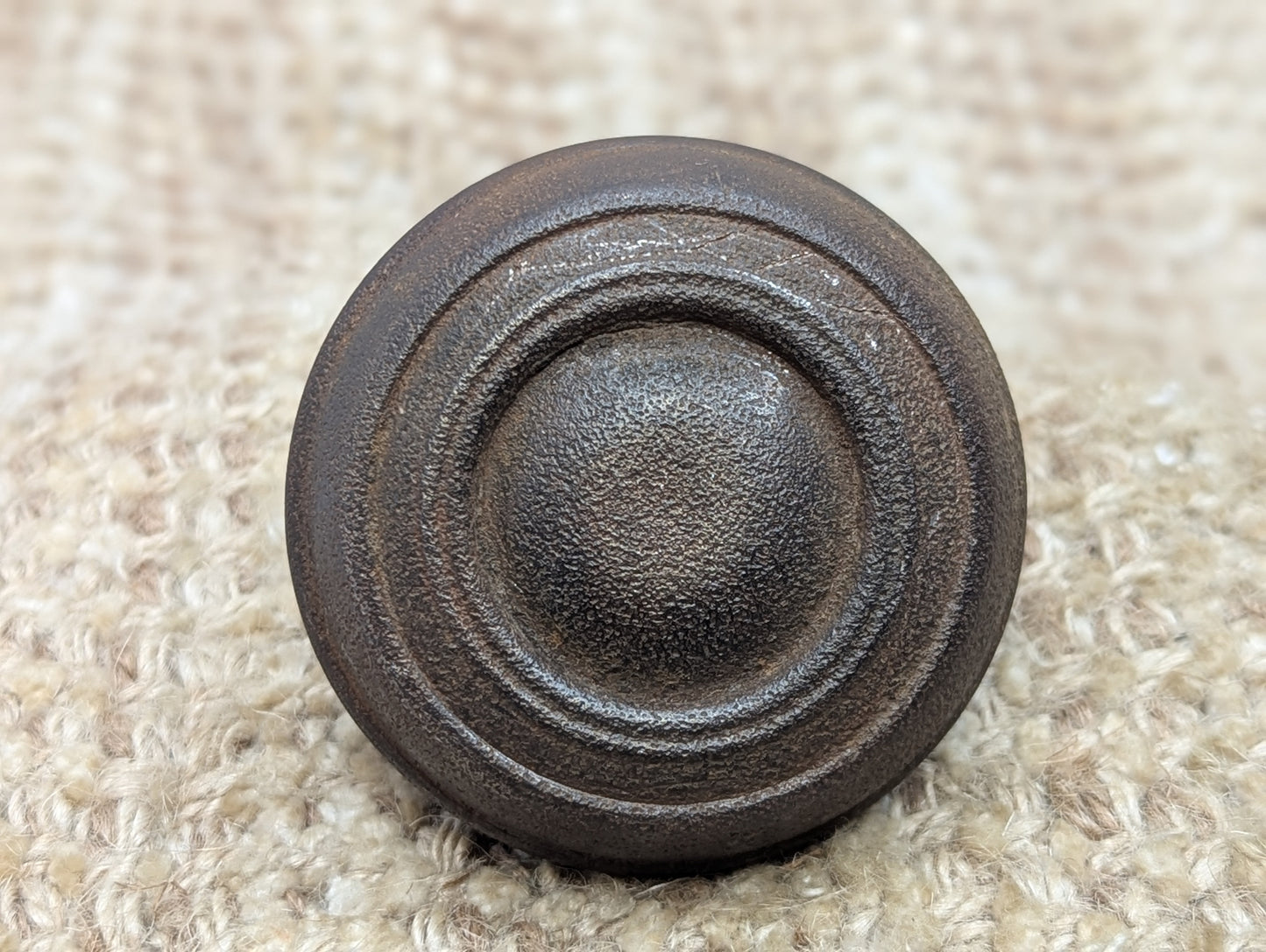 2 1/4" Antique Steel Door Knob