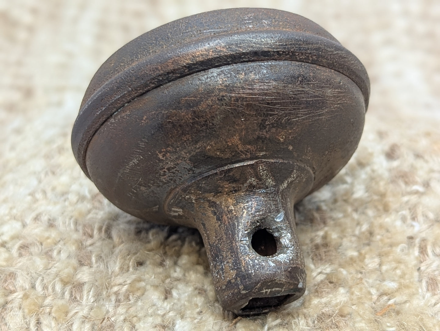 2 1/4" Antique Steel Door Knob