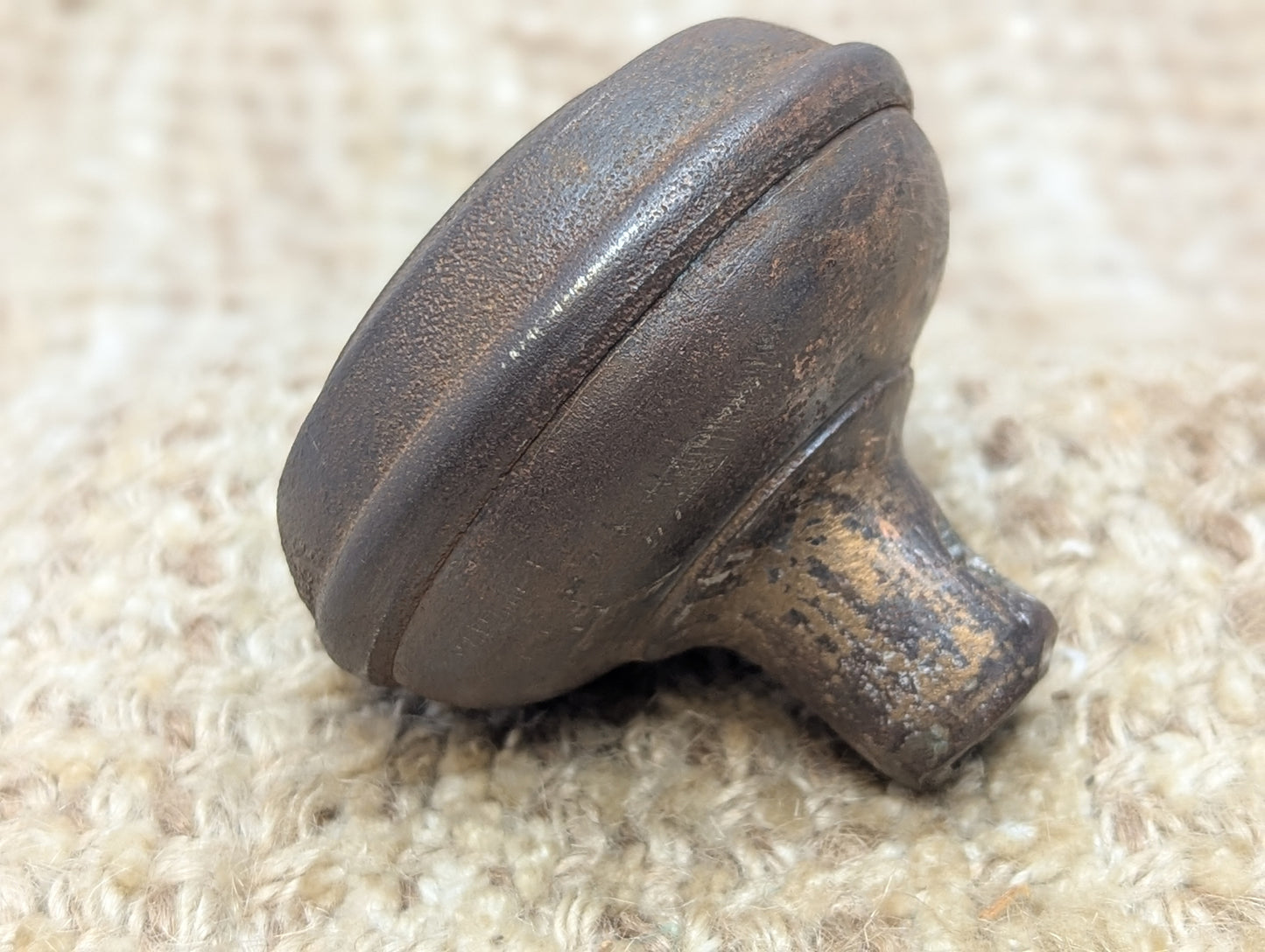 2 1/4" Antique Steel Door Knob