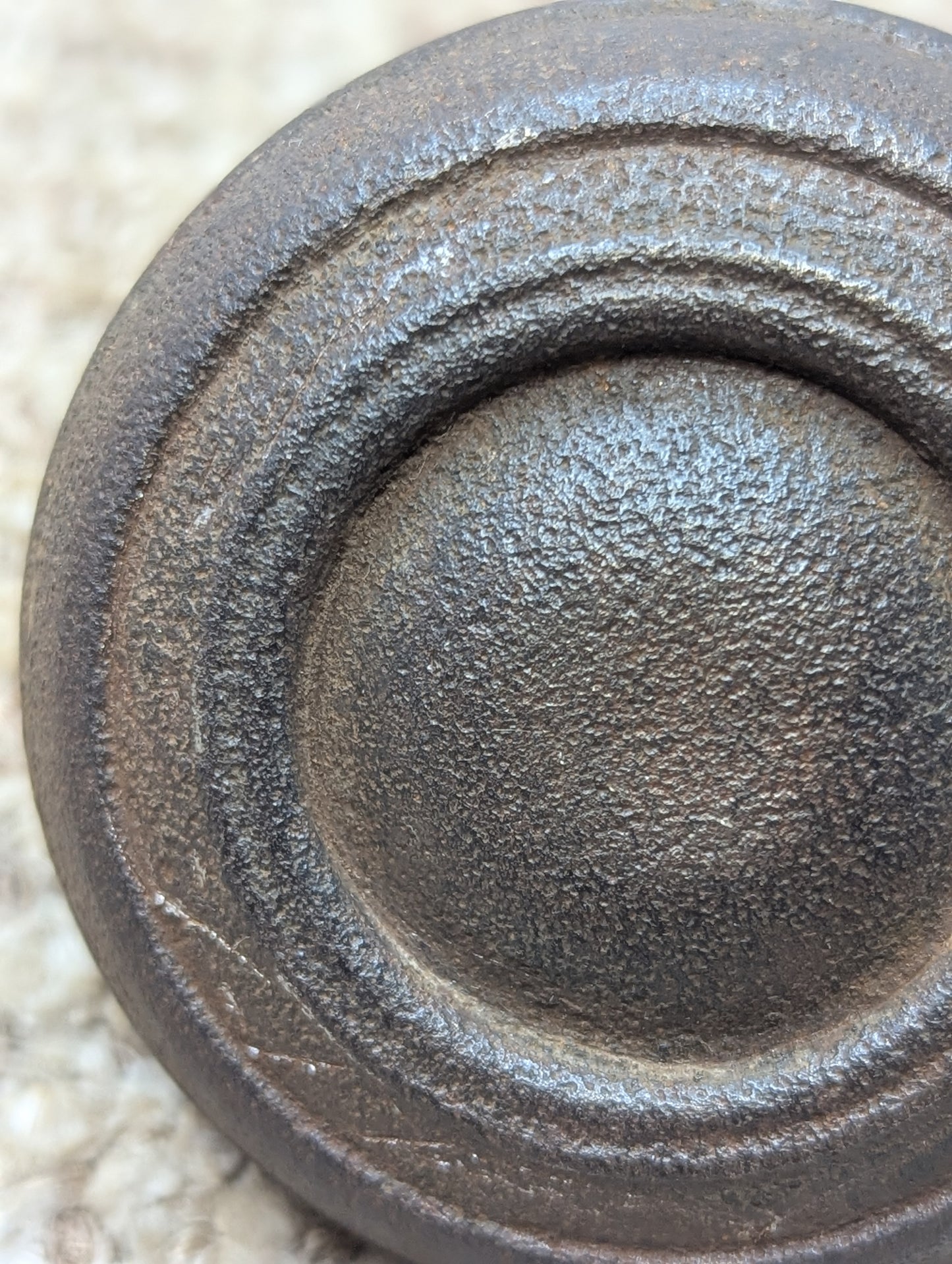 2 1/4" Antique Steel Door Knob