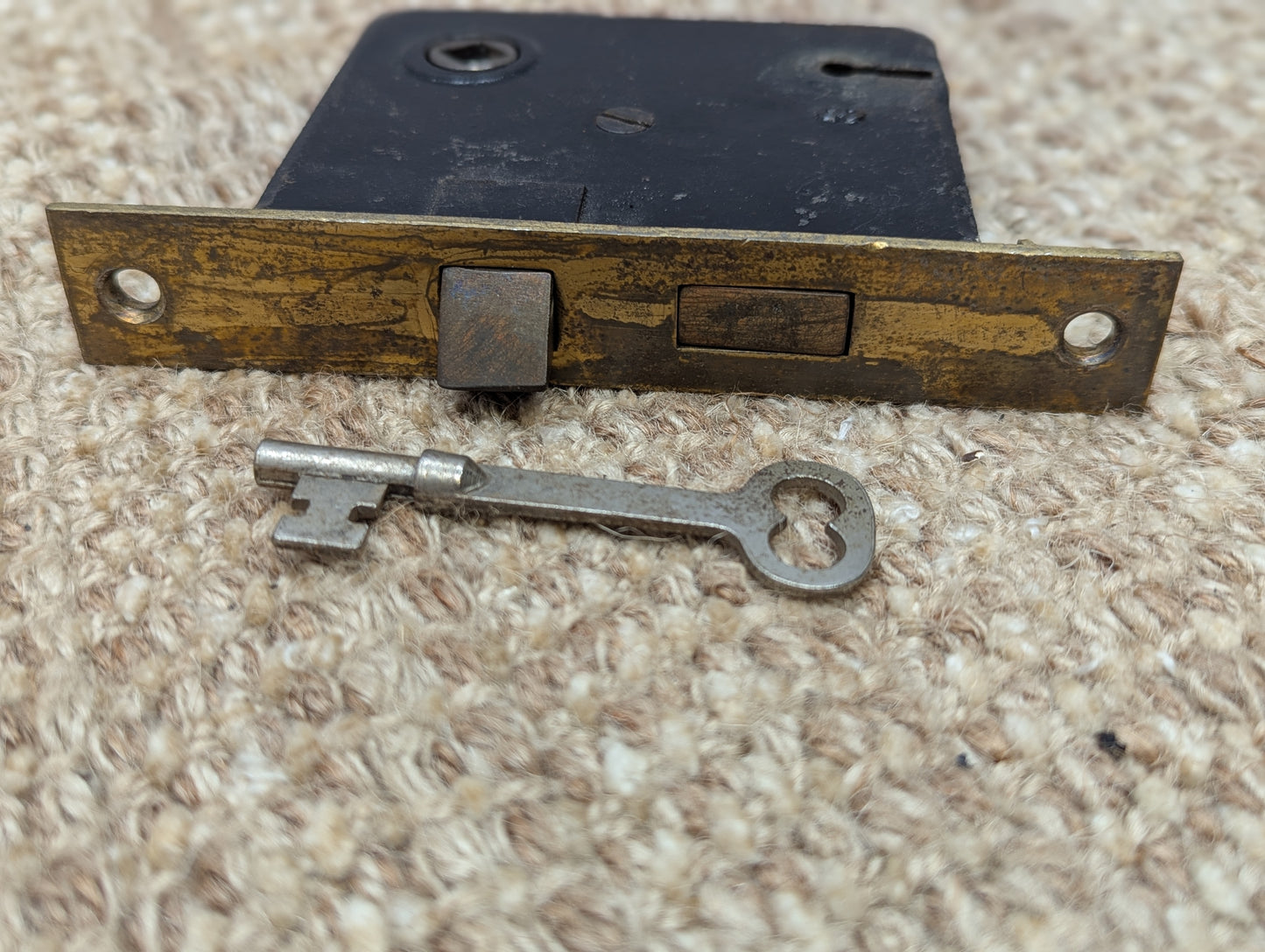 Antique Interior Mortise Lock Door Hardware With Key