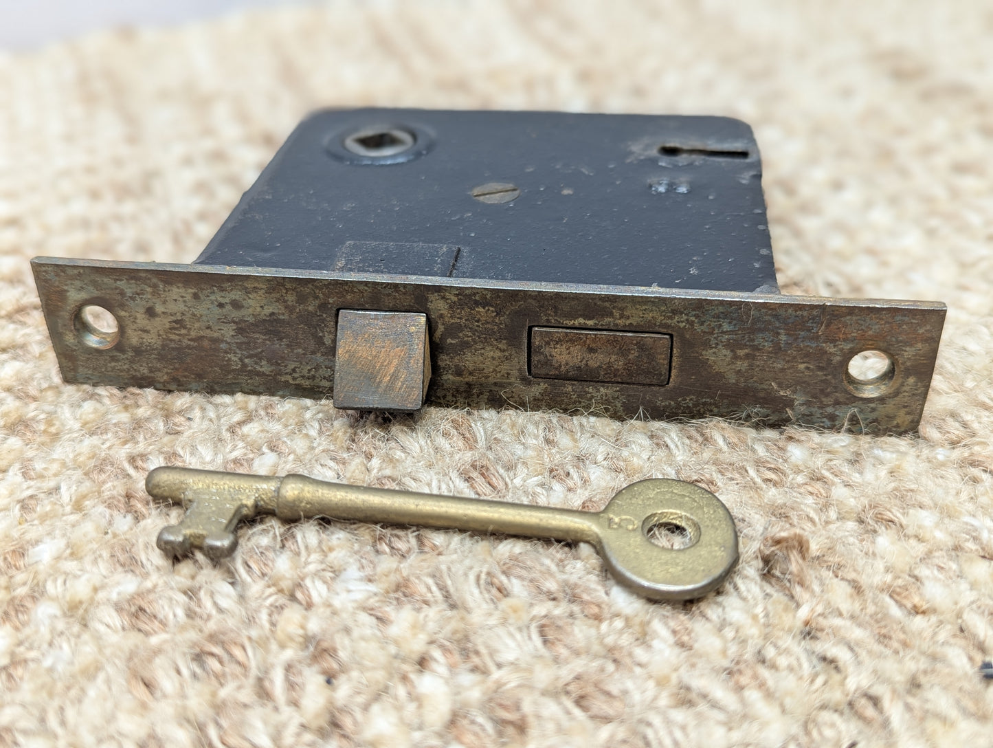 Antique Interior Mortise Lock Door Hardware With Key