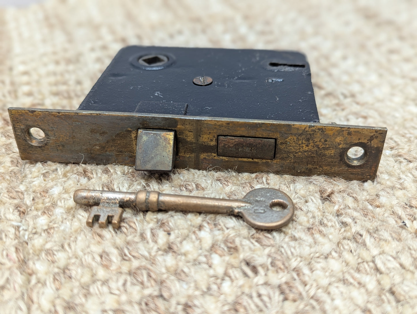 Antique Interior Mortise Lock Door Hardware With Key