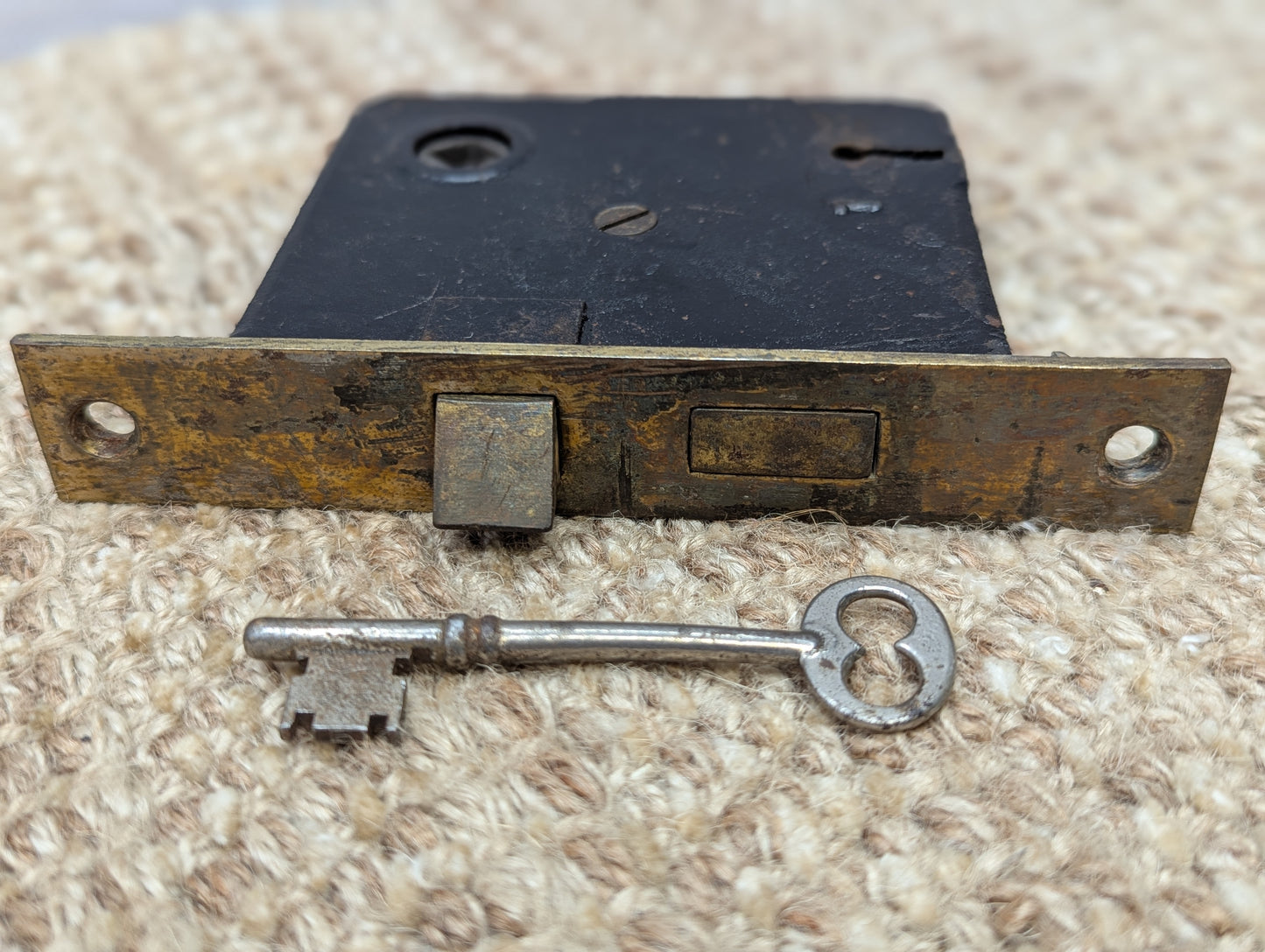 Antique Interior Mortise Lock Door Hardware With Key