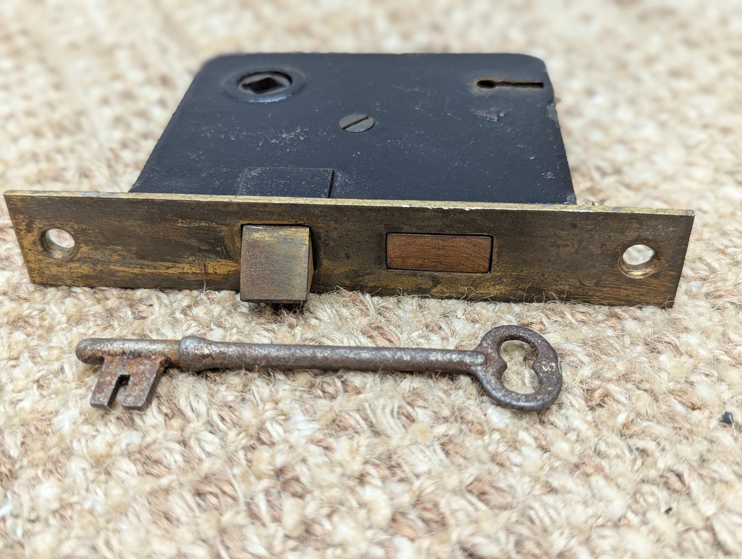 Antique Interior Mortise Lock Door Hardware With Key