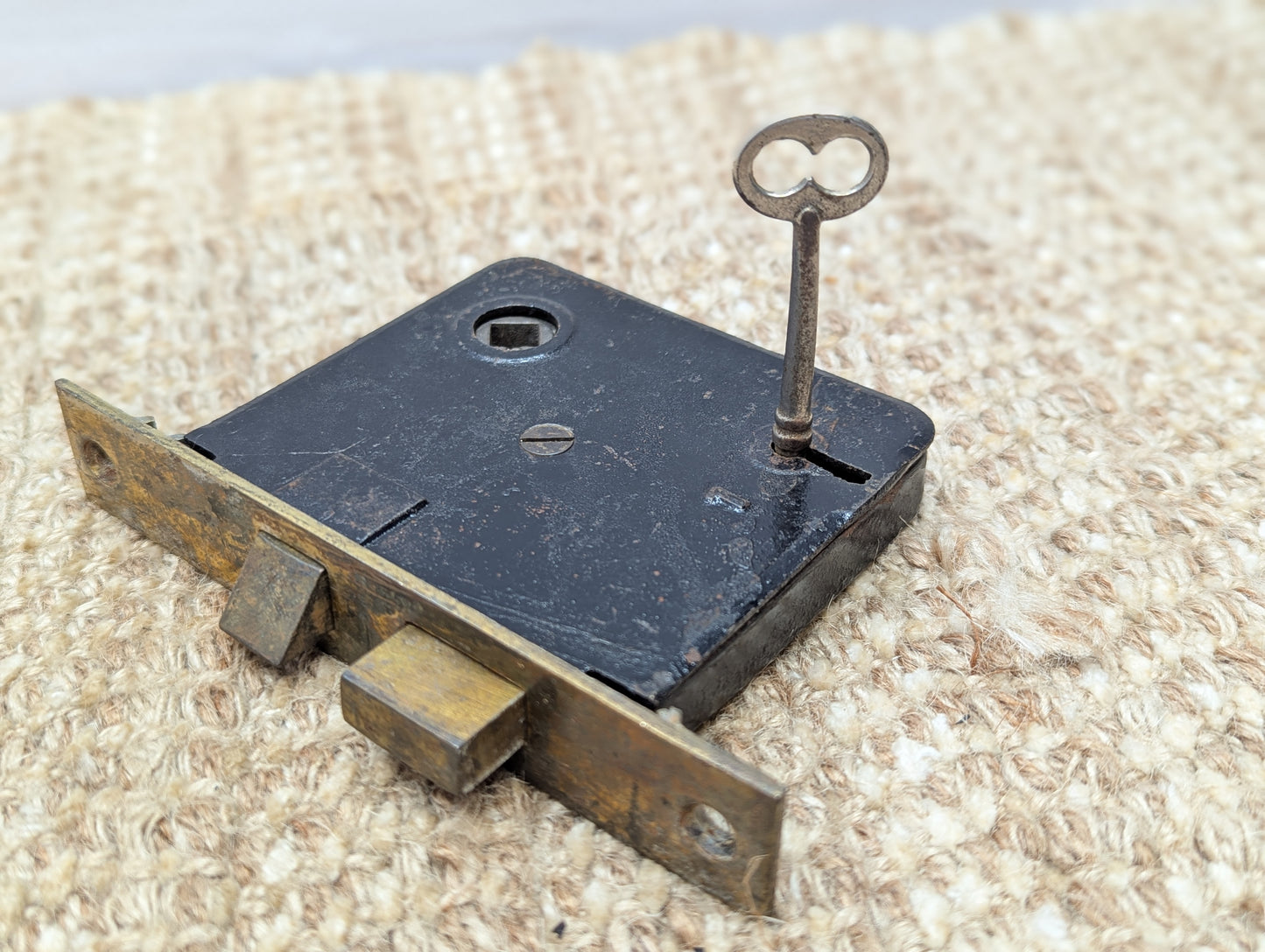 Antique Interior Mortise Lock Door Hardware With Key