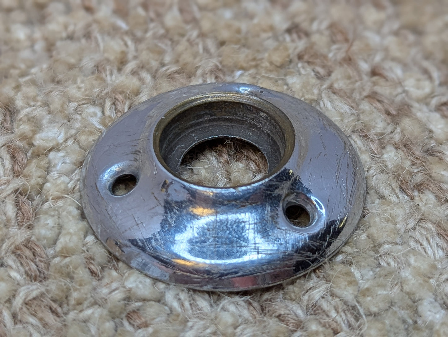 1 3/4" Antique Rosette Escutcheon For Door Knob