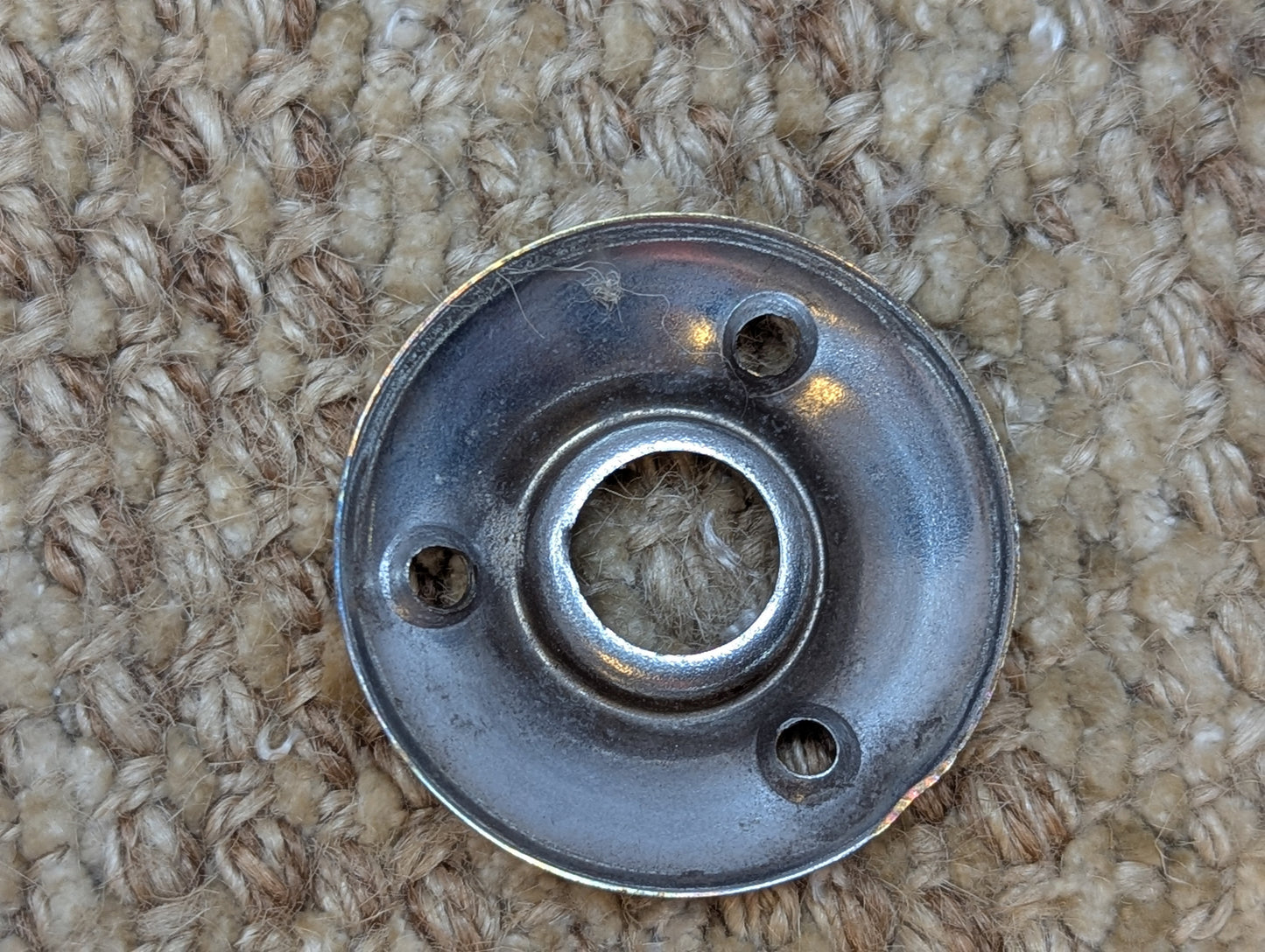 1 3/4" Antique Rosette Escutcheon For Door Knob