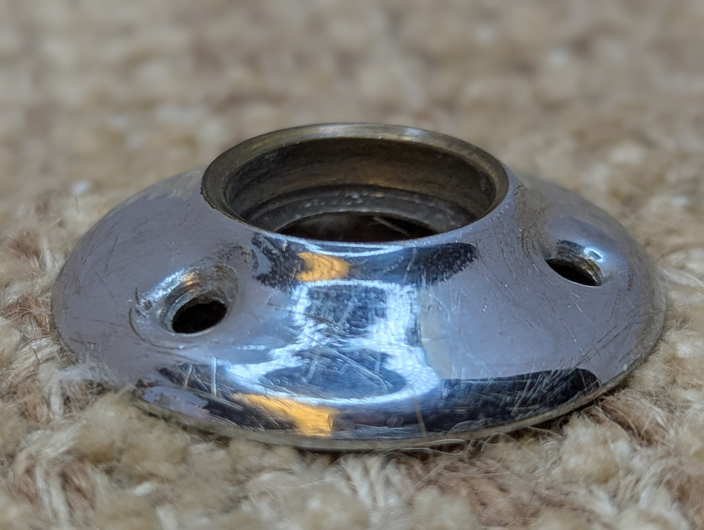 1 3/4" Antique Rosette Escutcheon For Door Knob