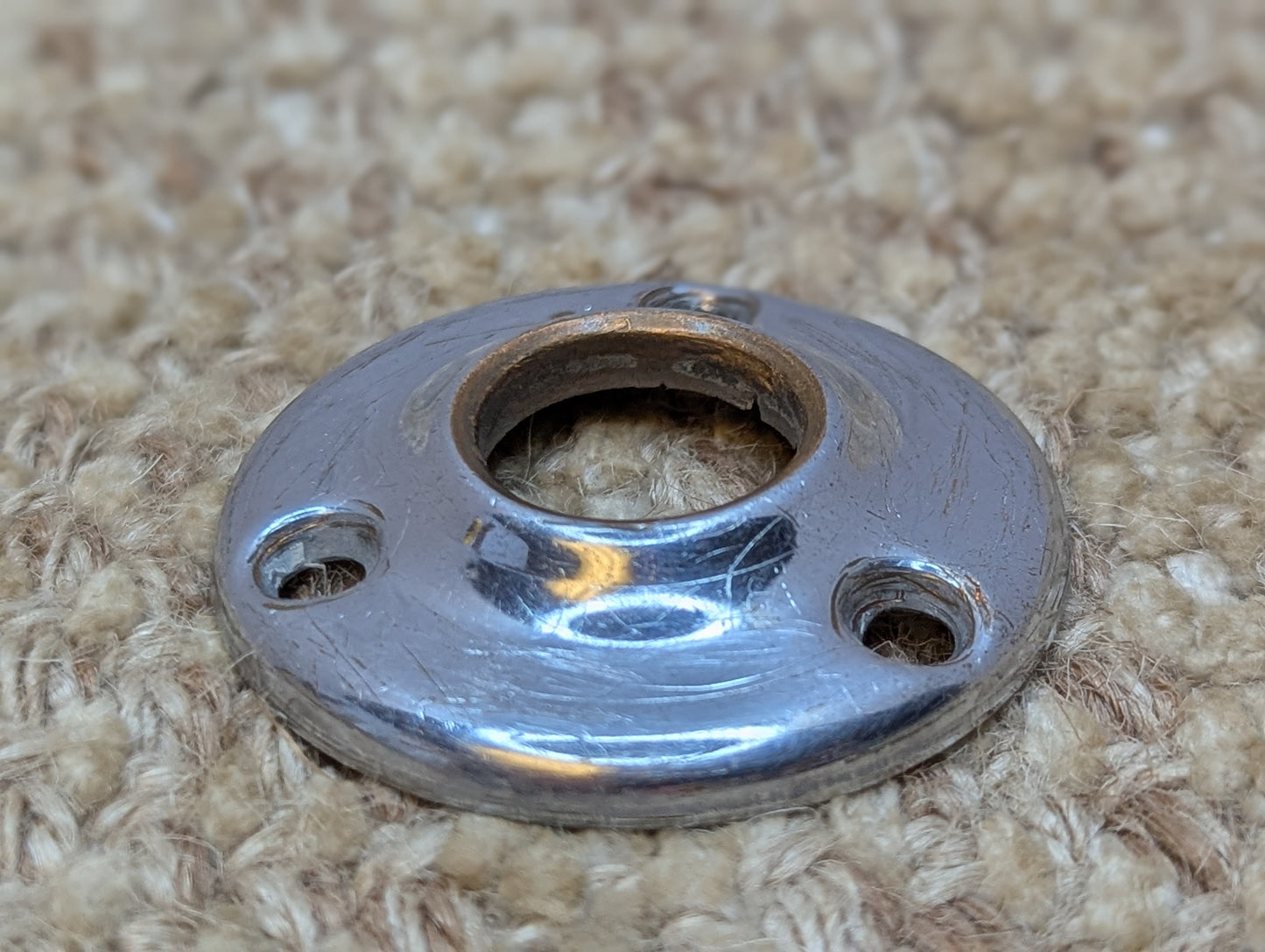 1 3/4" Antique Rosette Escutcheon For Door Knob