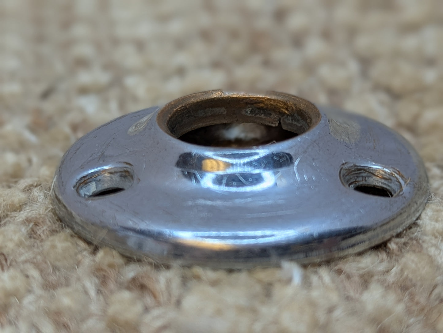 1 3/4" Antique Rosette Escutcheon For Door Knob