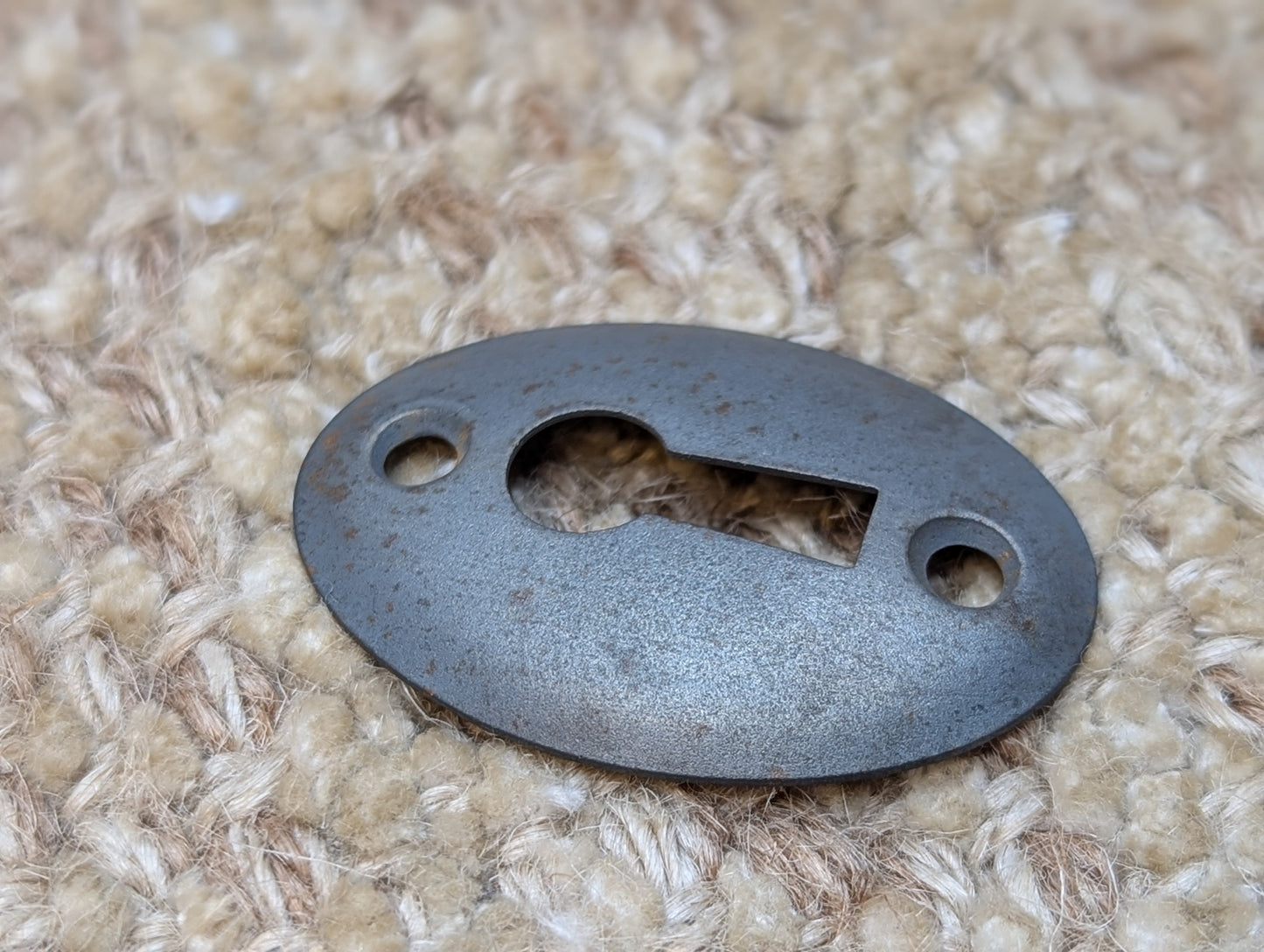 Antique Steel Key Hole Cover Escutcheon