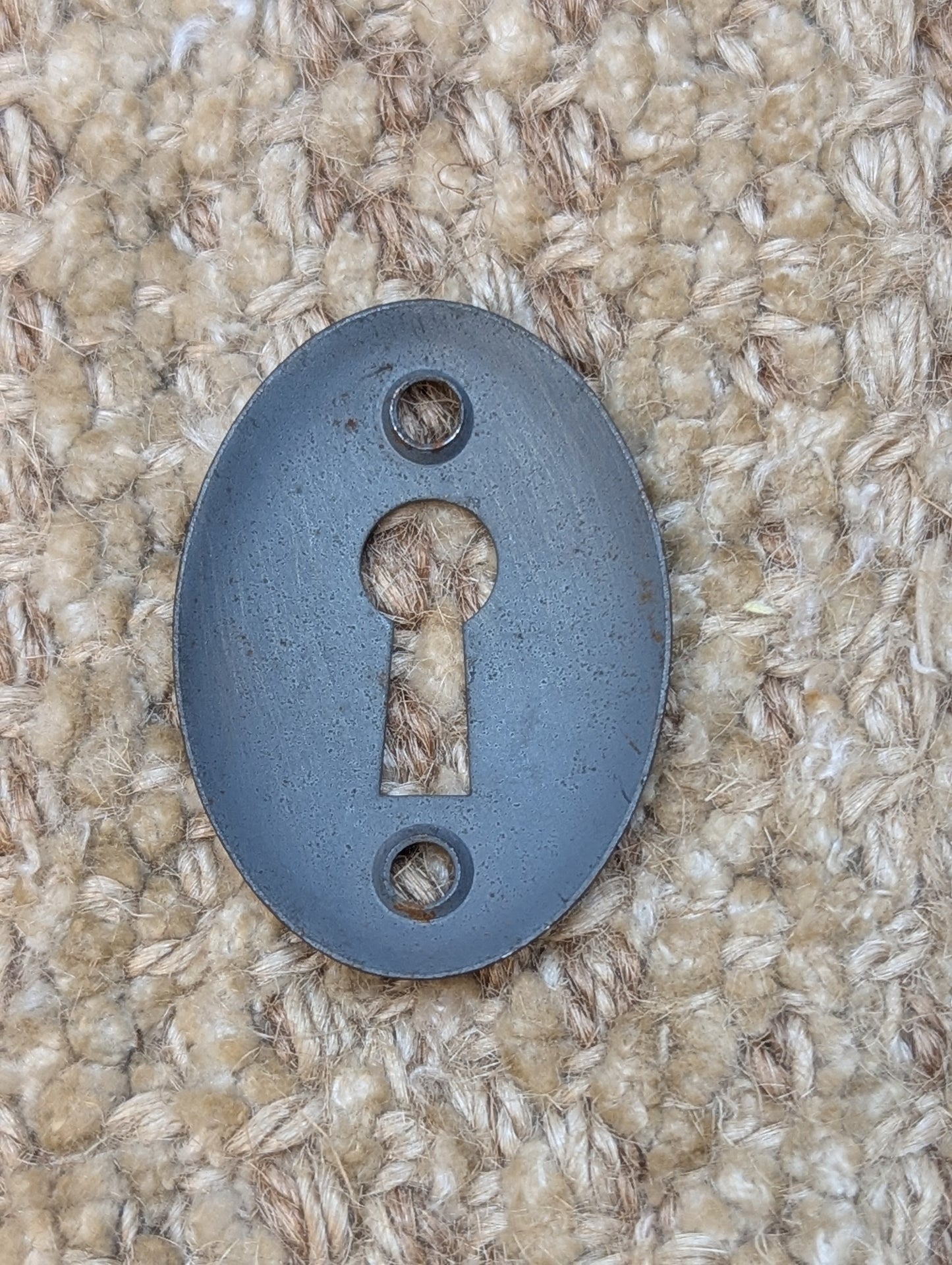 Antique Steel Key Hole Cover Escutcheon