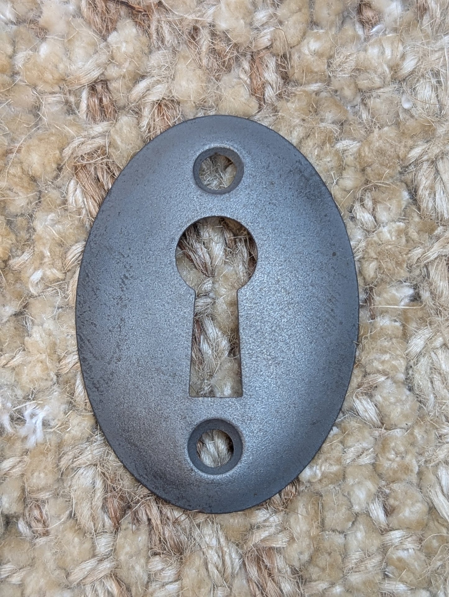 Antique Steel Key Hole Cover Escutcheon