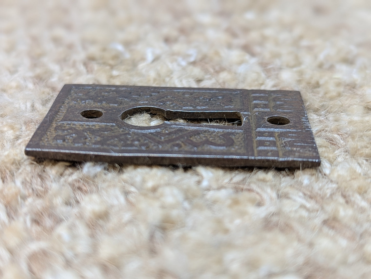 Antique Decorative Steel Key Hole Cover Escutcheon