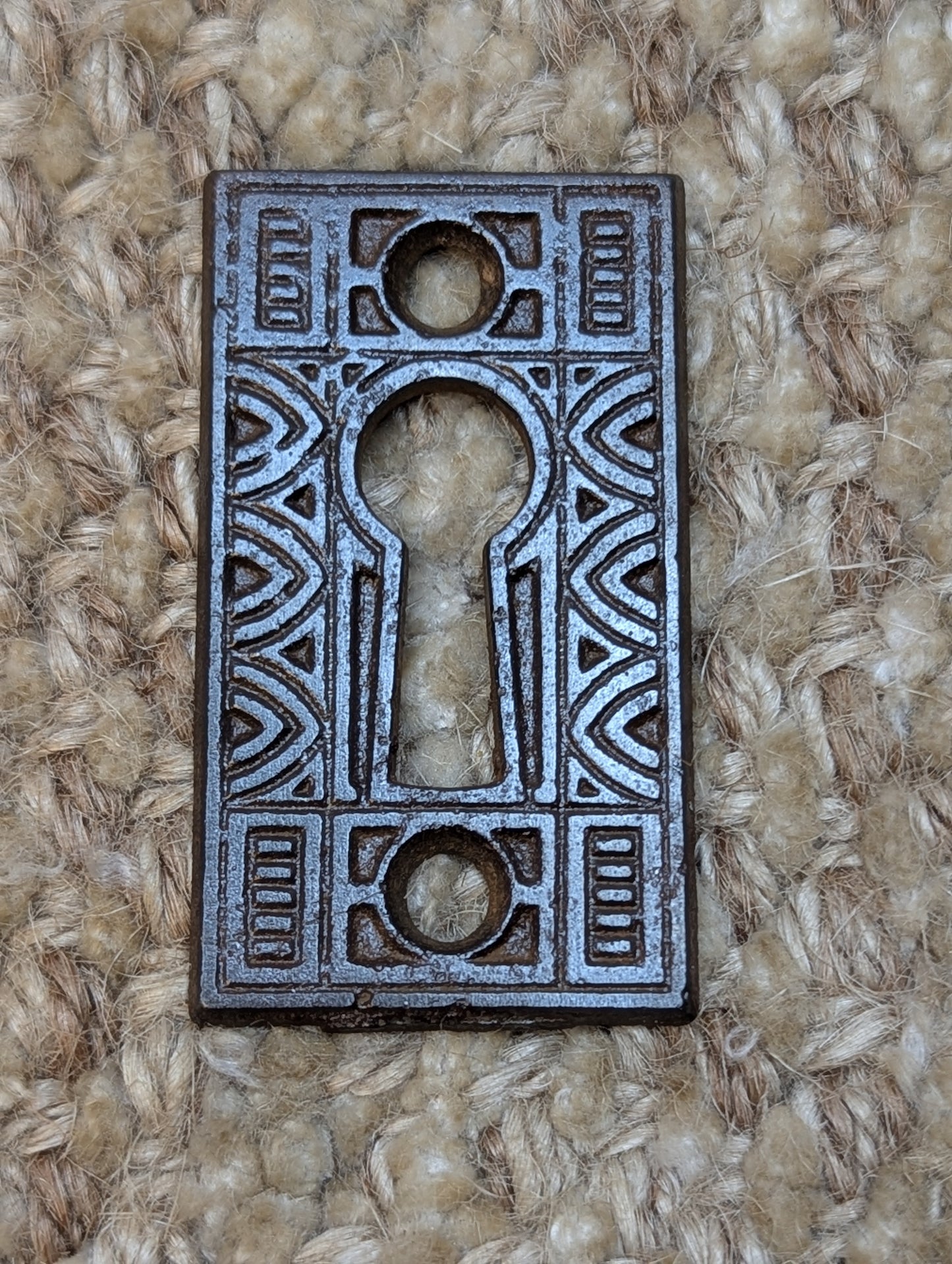 Antique Decorative Steel Key Hole Cover Escutcheon
