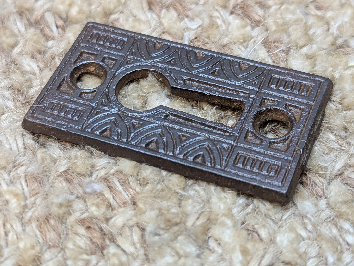 Antique Decorative Steel Key Hole Cover Escutcheon