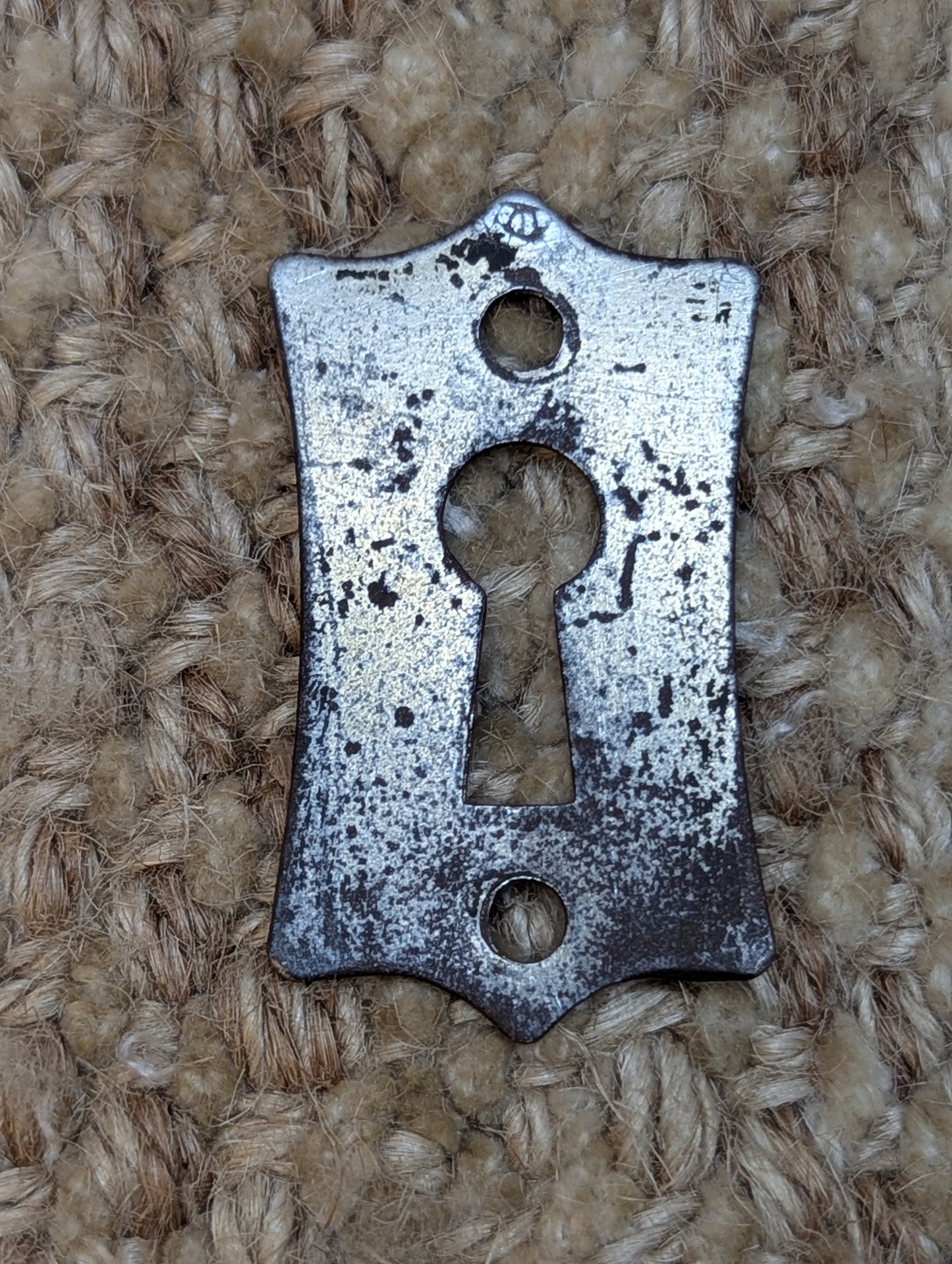 Antique Steel Key Hole Cover Escutcheon