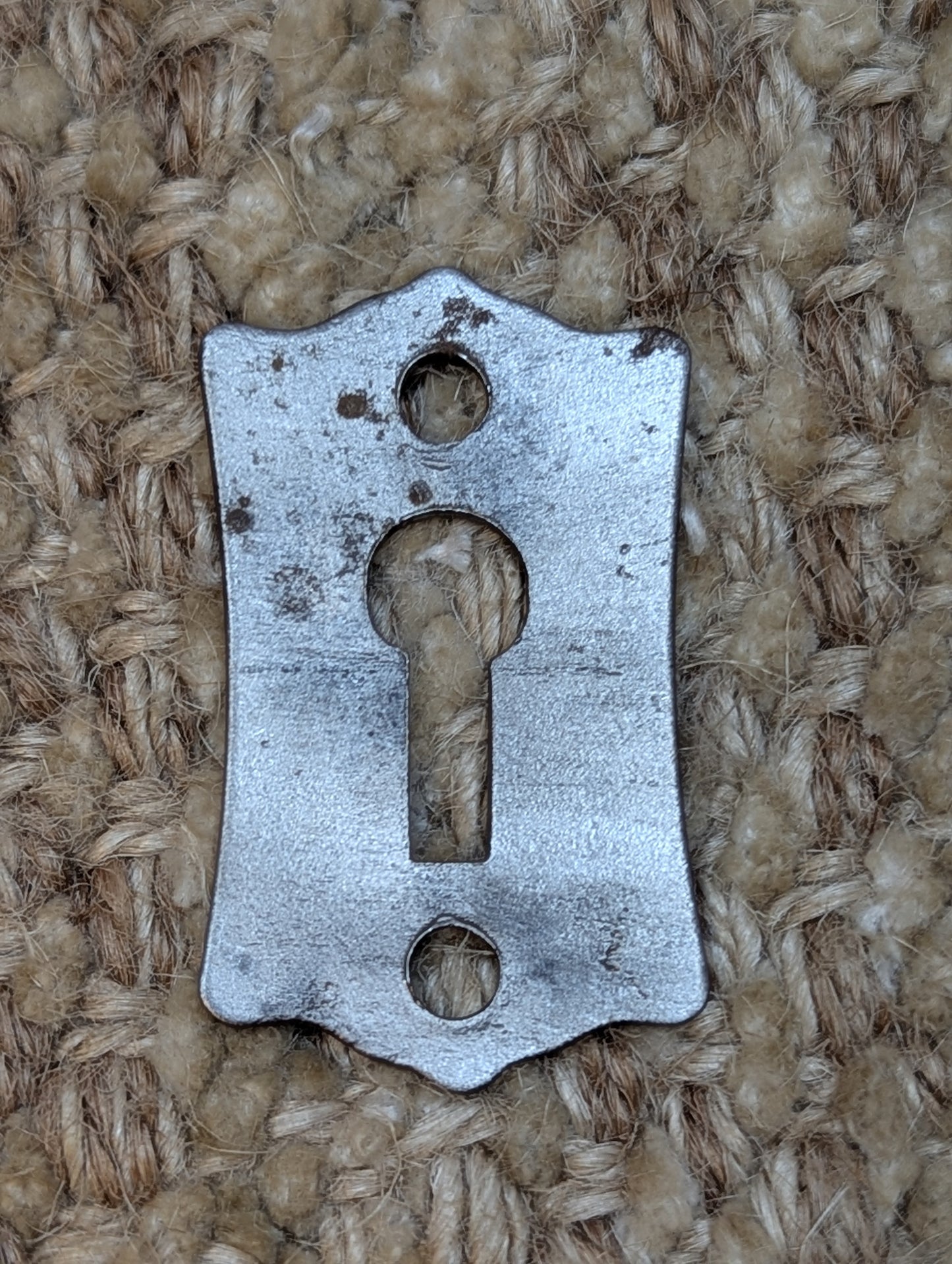 Antique Steel Key Hole Cover Escutcheon