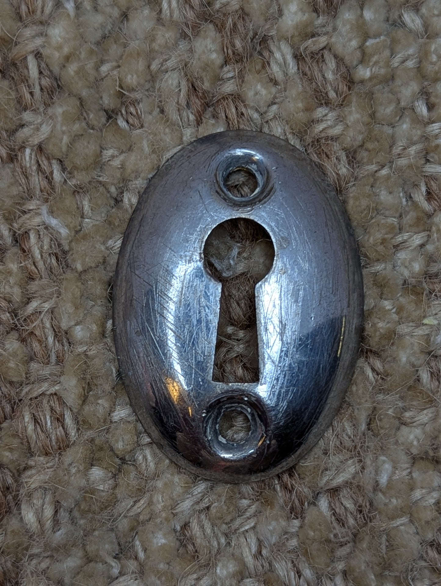 Antique Key Hole Cover Escutcheon