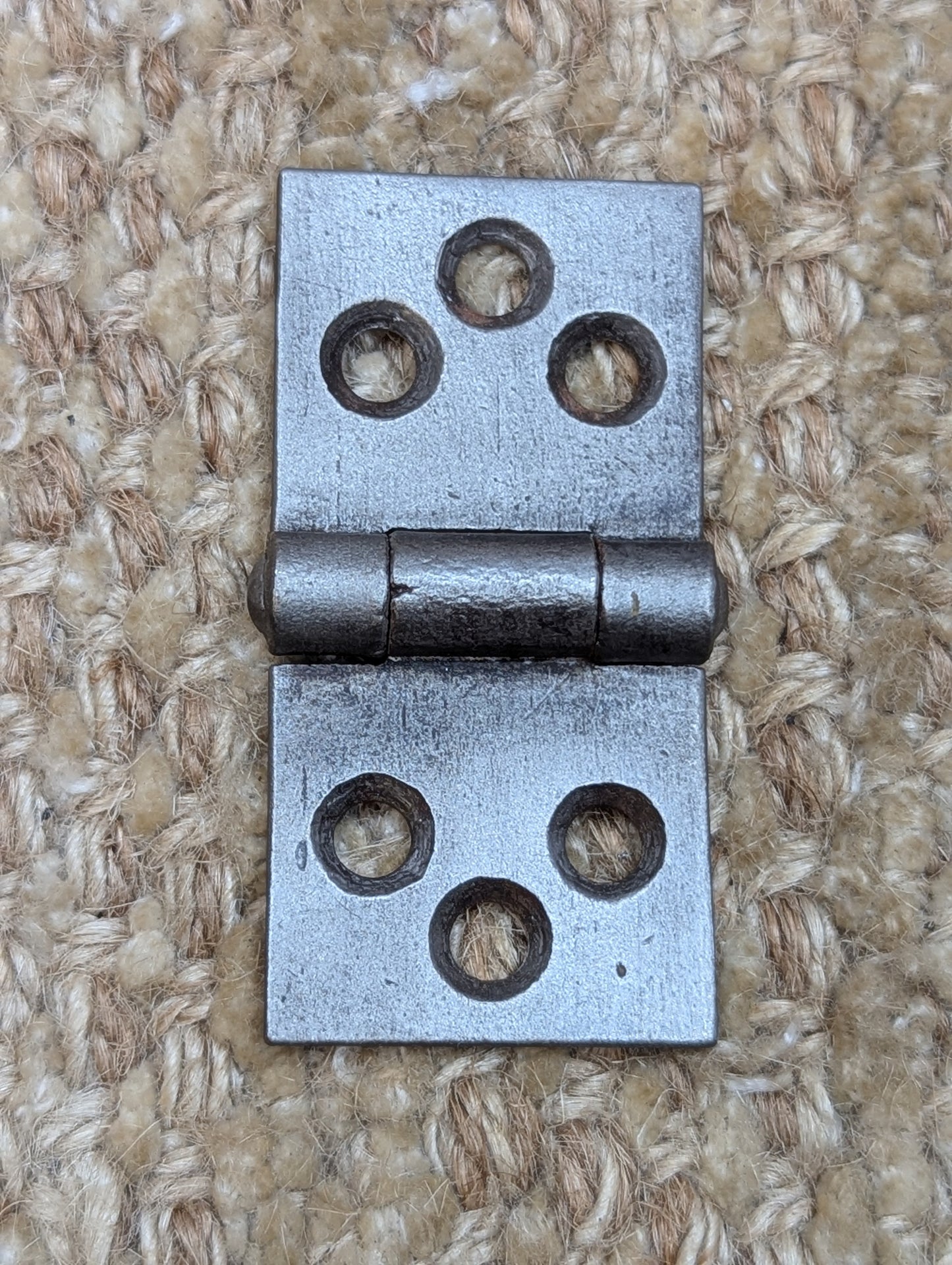 1 1/16" x 2 3/16" Antique Steel Cabinet Door Hinge