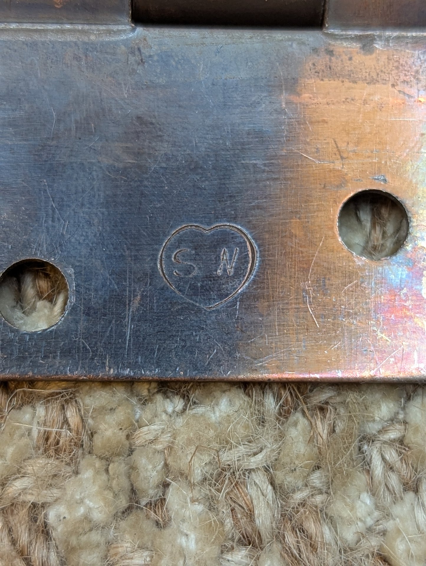 3" x 3" Antique Stanley Ball Tip Door Hinge