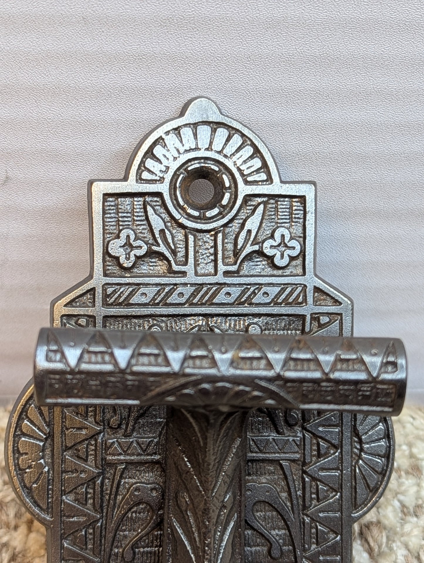 Antique Cast Iron Door Bell Lever