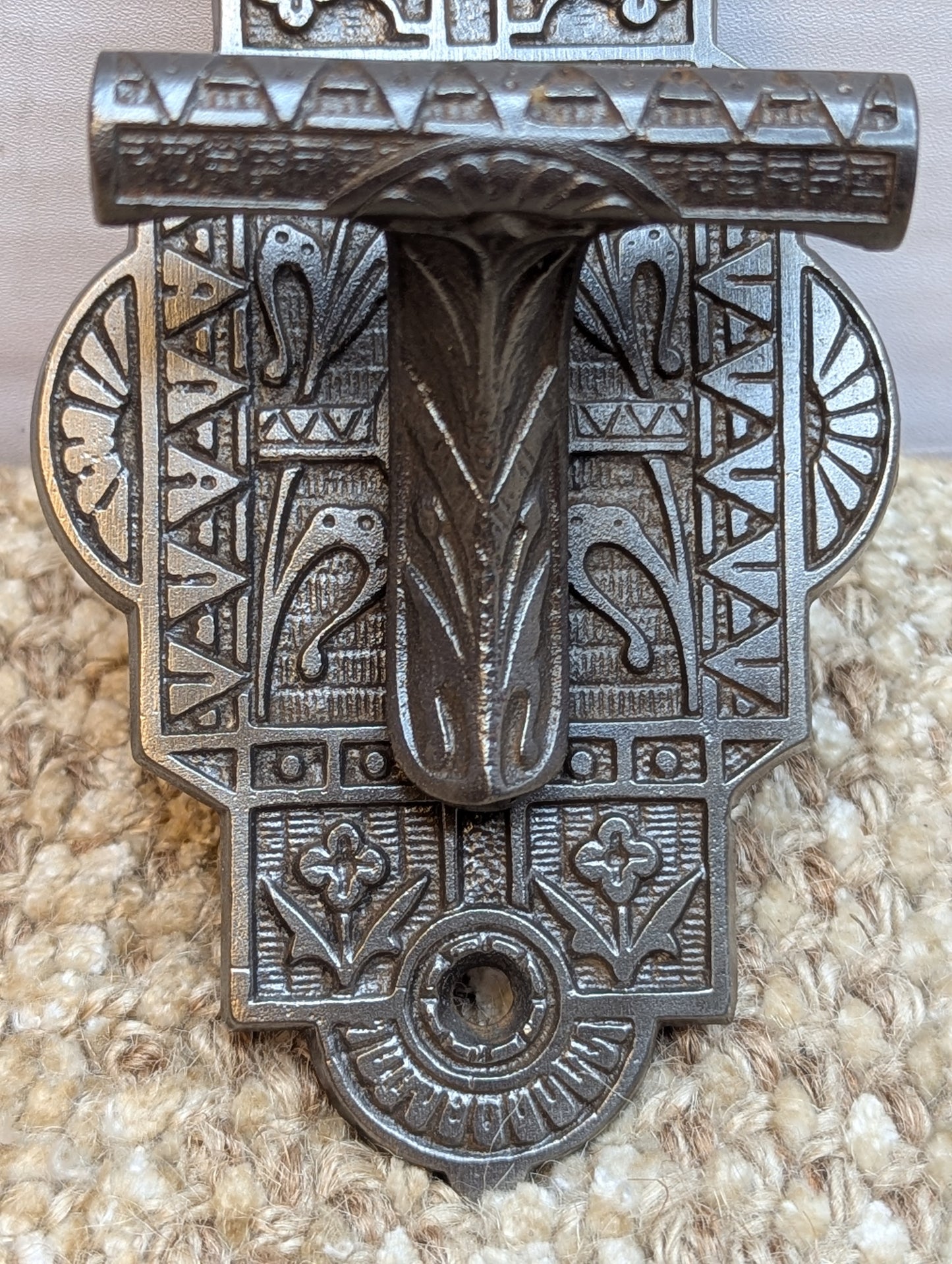 Antique Cast Iron Door Bell Lever