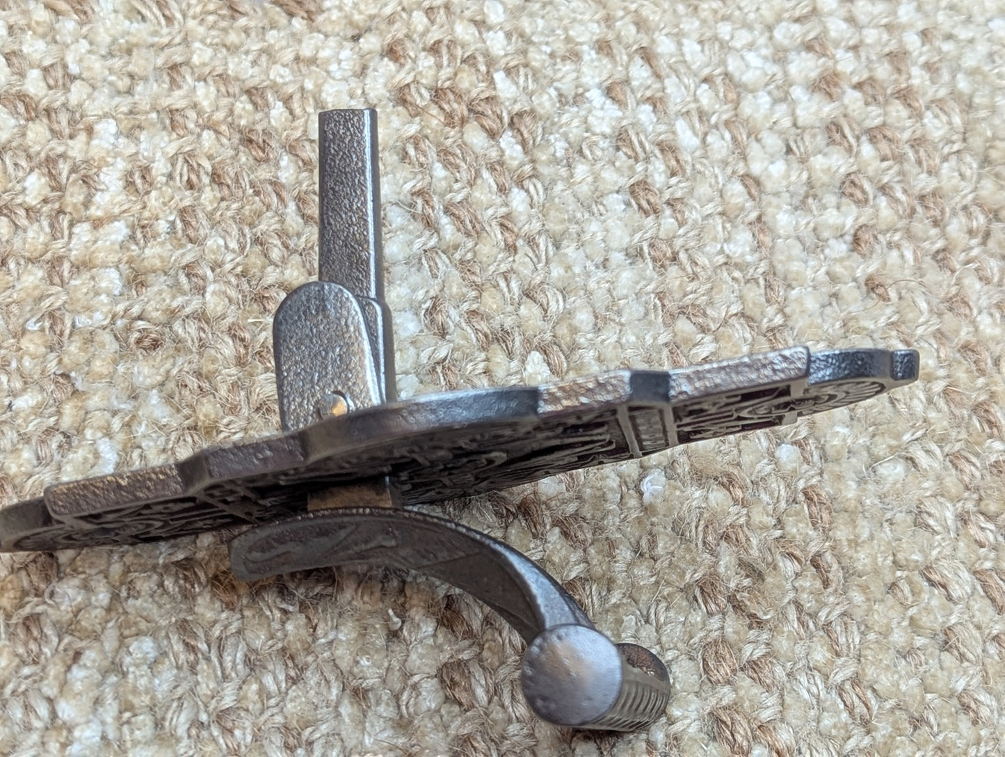 Antique Cast Iron Door Bell Lever