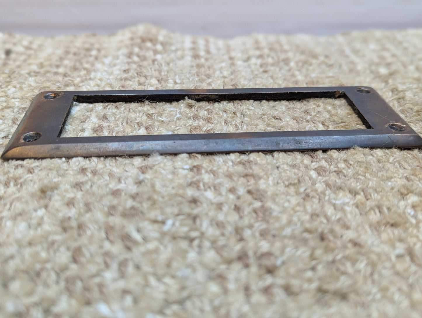 Antique Brass Mail Letter Slot Inside Frame Door Hardware-Flashed Copper